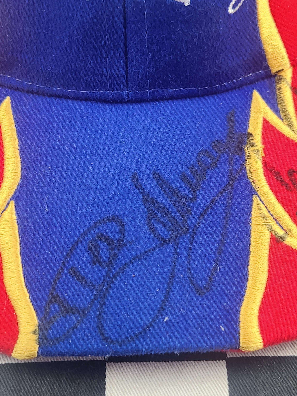 Vintage Shell Helix Racing Dick Johnson Paul Radisich Cap Signed By 3 Drivers