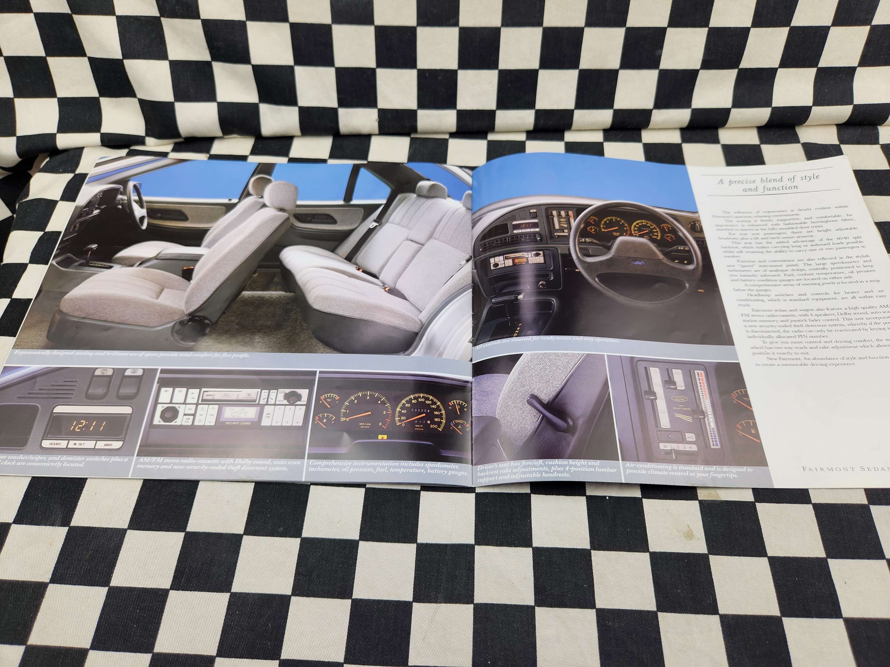 Ford EA Fairmont Ghia Sedan & Wagon Full Sales Brochure