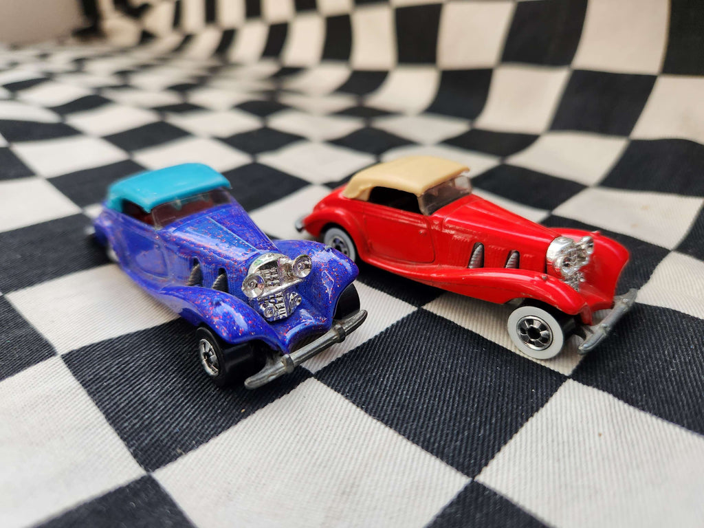 Hot Wheels Loose Mercedes Benz 540k Your Choice ofBlue Blackwalls Red Whitewalls