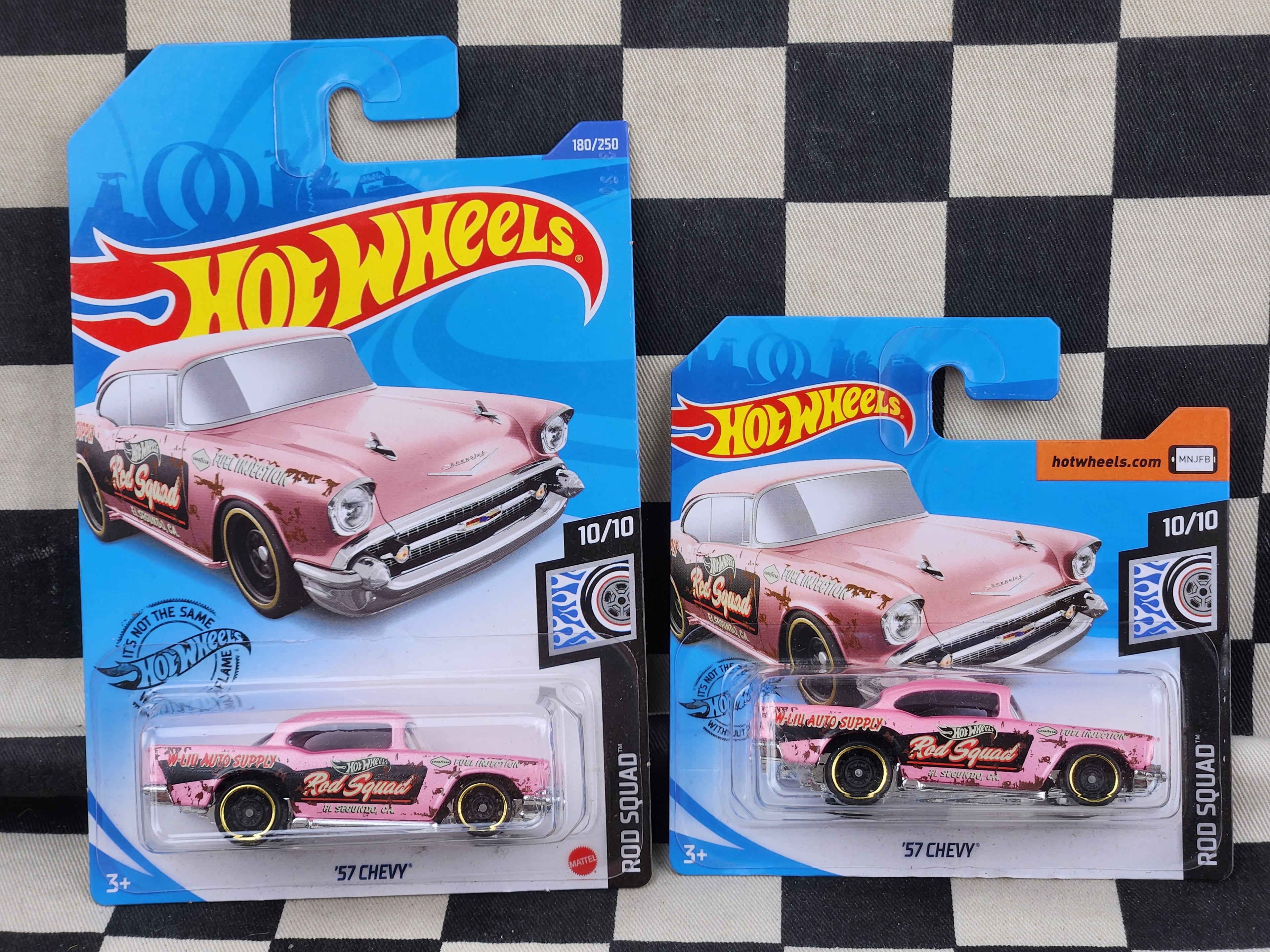 Hot Wheels 2020 Rod Squad 57 Chevy Pink Your Choice of