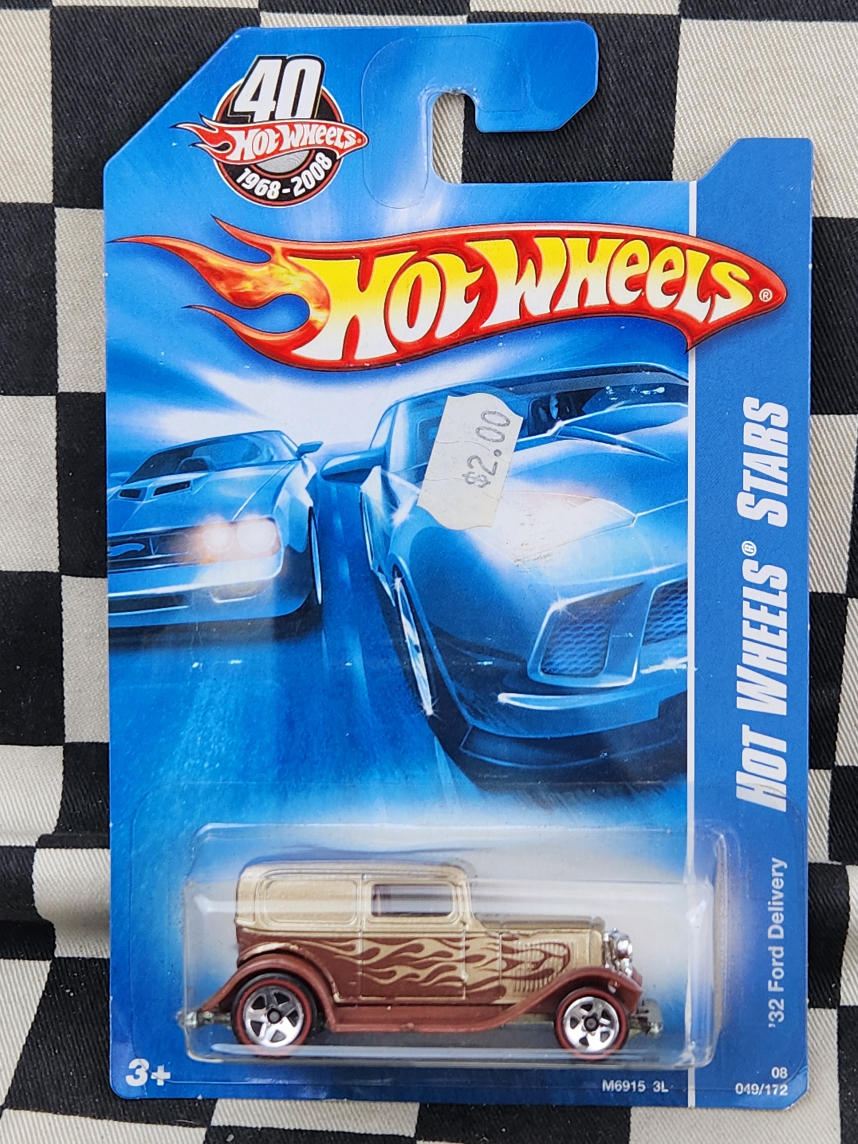 Hot Wheels 2008 Stars 32 Ford Delivery Gold/Brown Redline Variation