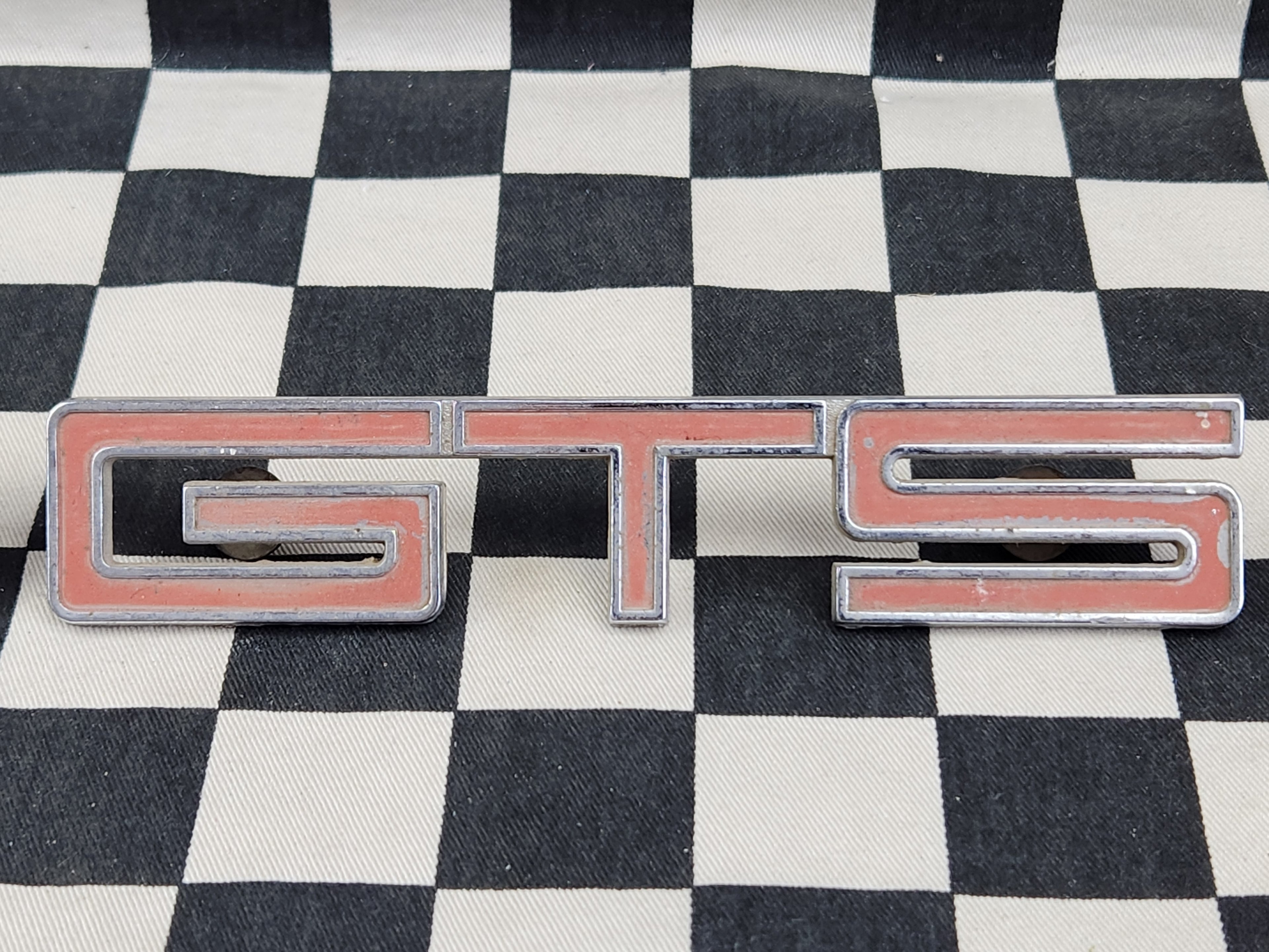 Genuine Holden HK GTS Bonnet/Boot Badges Sold as Pair