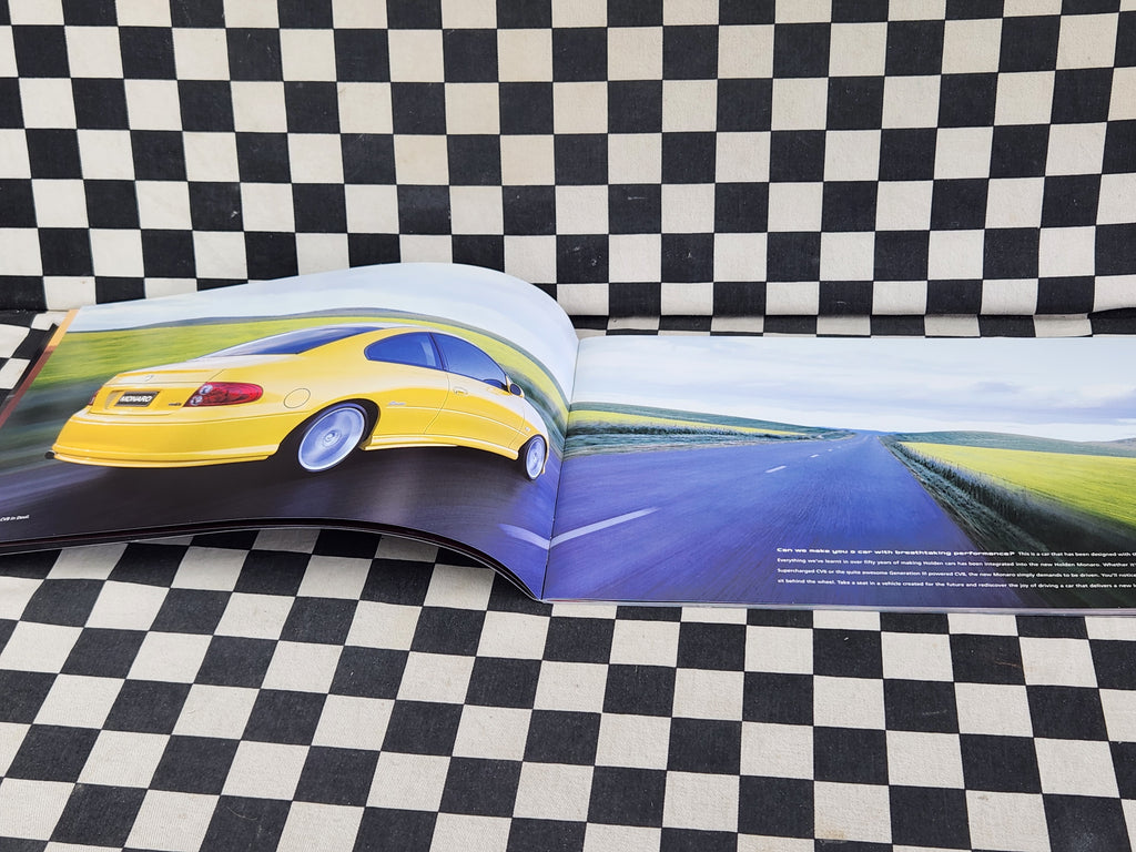 Genuine Holden CV8 Monaro Series 1 Sales Brochure