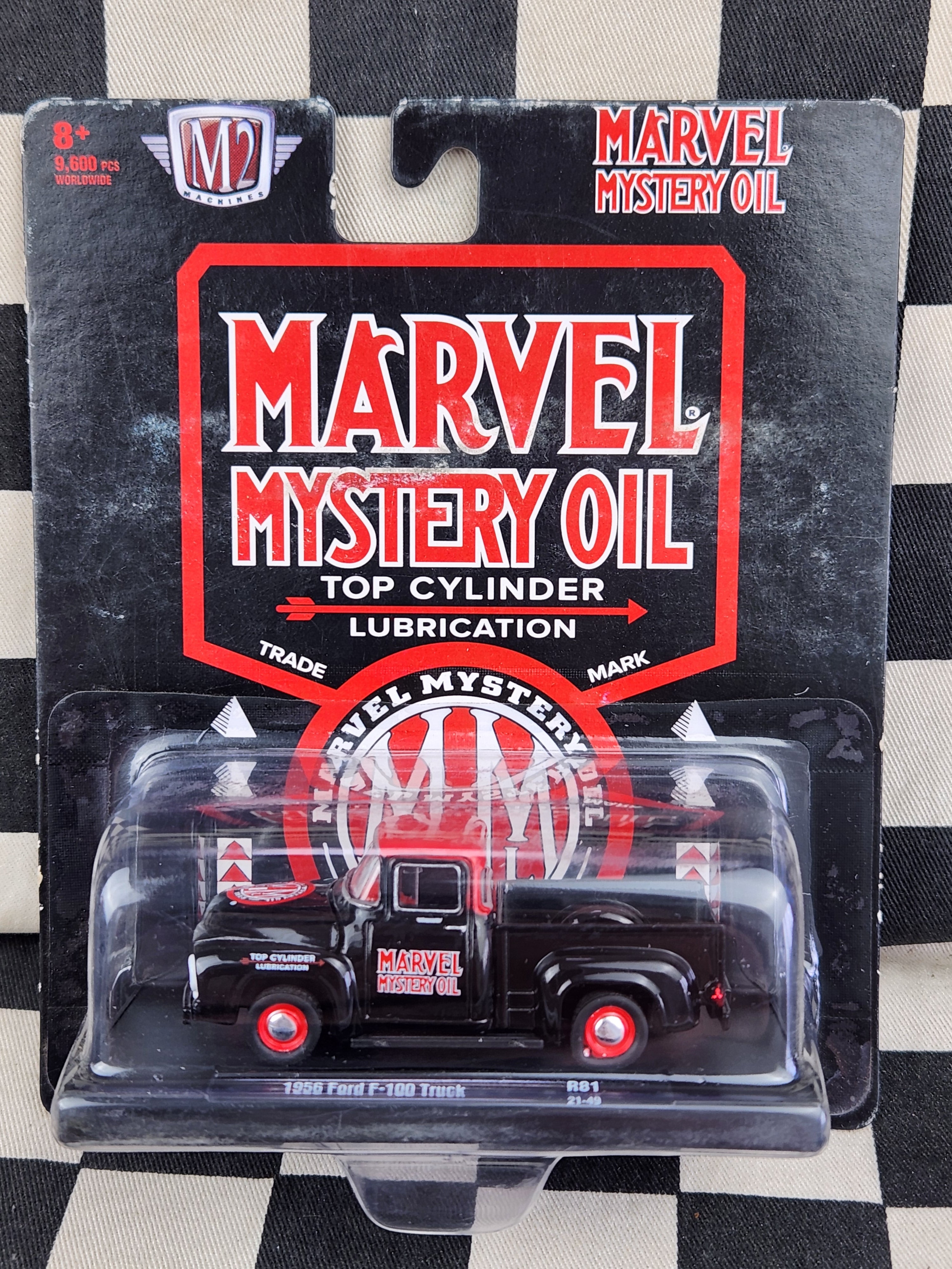 M2 Machines Marvel Mystery Oil 1956 Ford F100 Pickup Truck