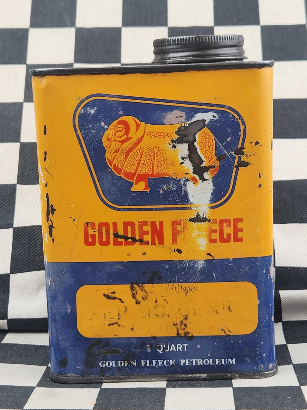 Golden Fleece 1 Imperial Quart Oil Tin