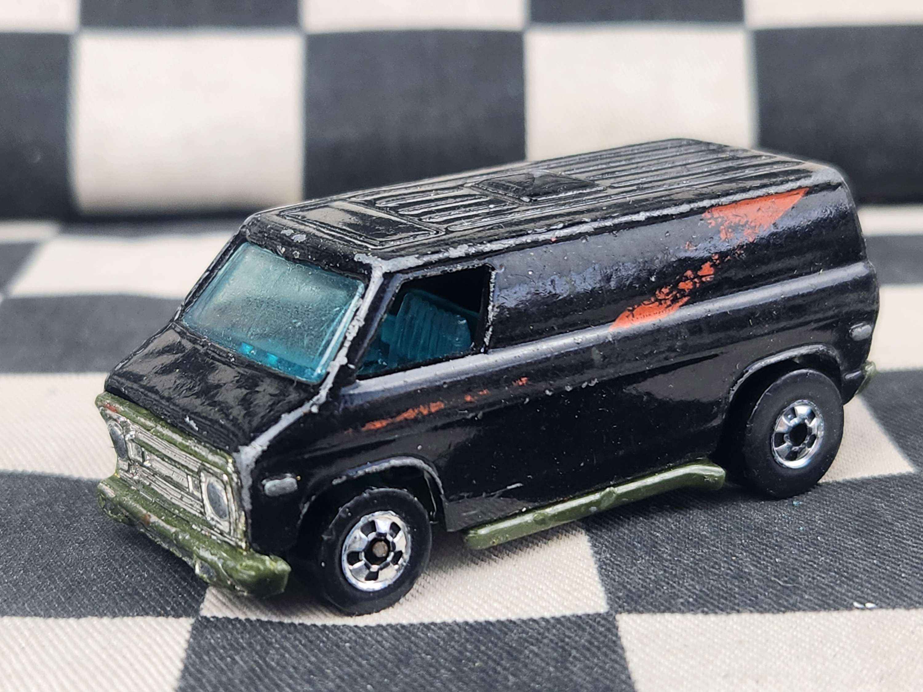 Vintage Loose Hot Wheels Blackwall A TEAM Van