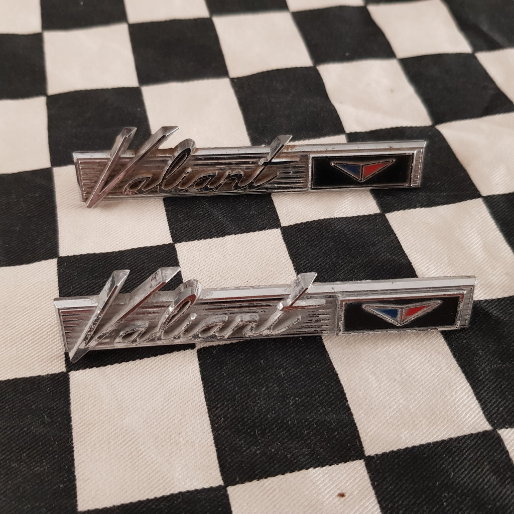 Original Pair Valiant Badges