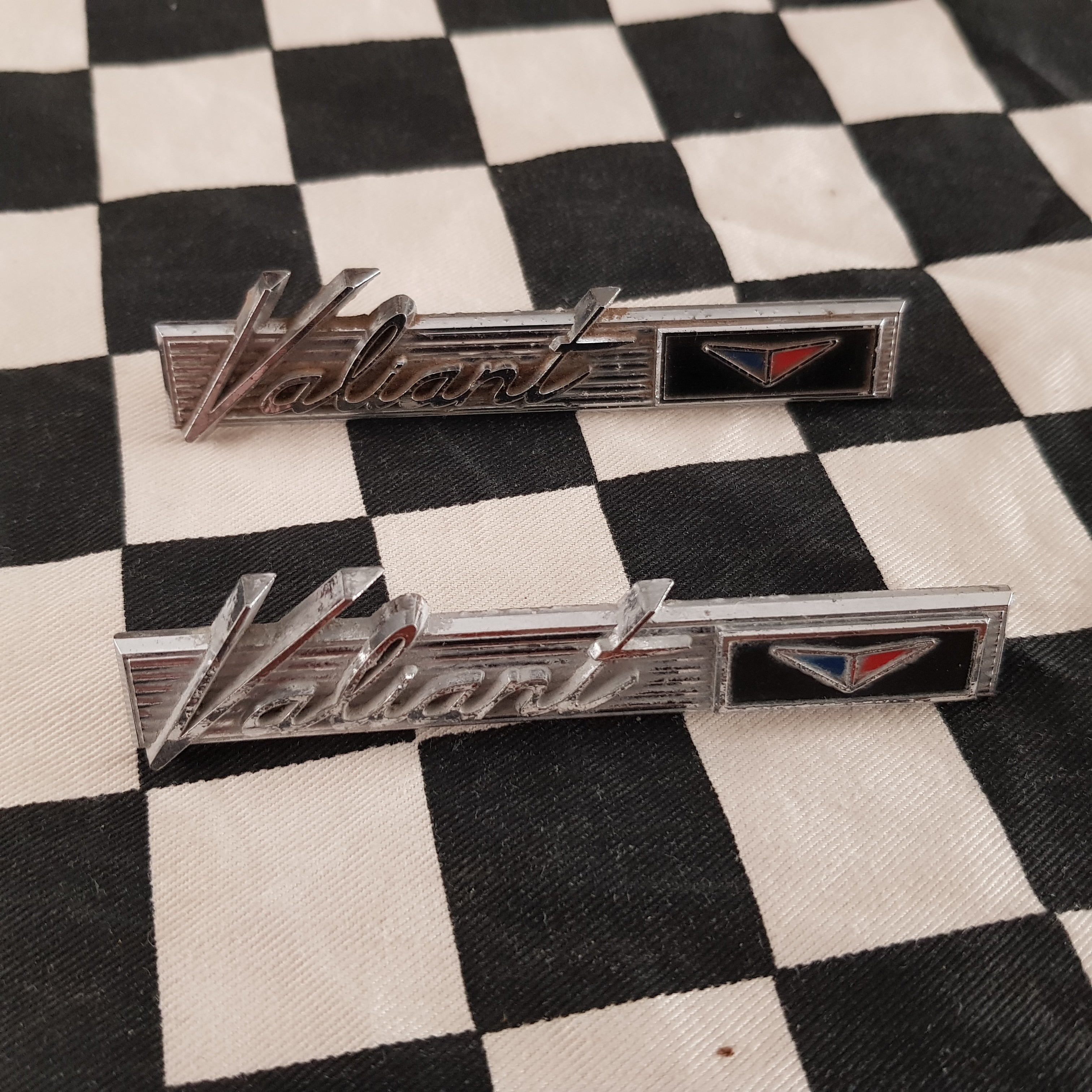 Original Pair Valiant Badges
