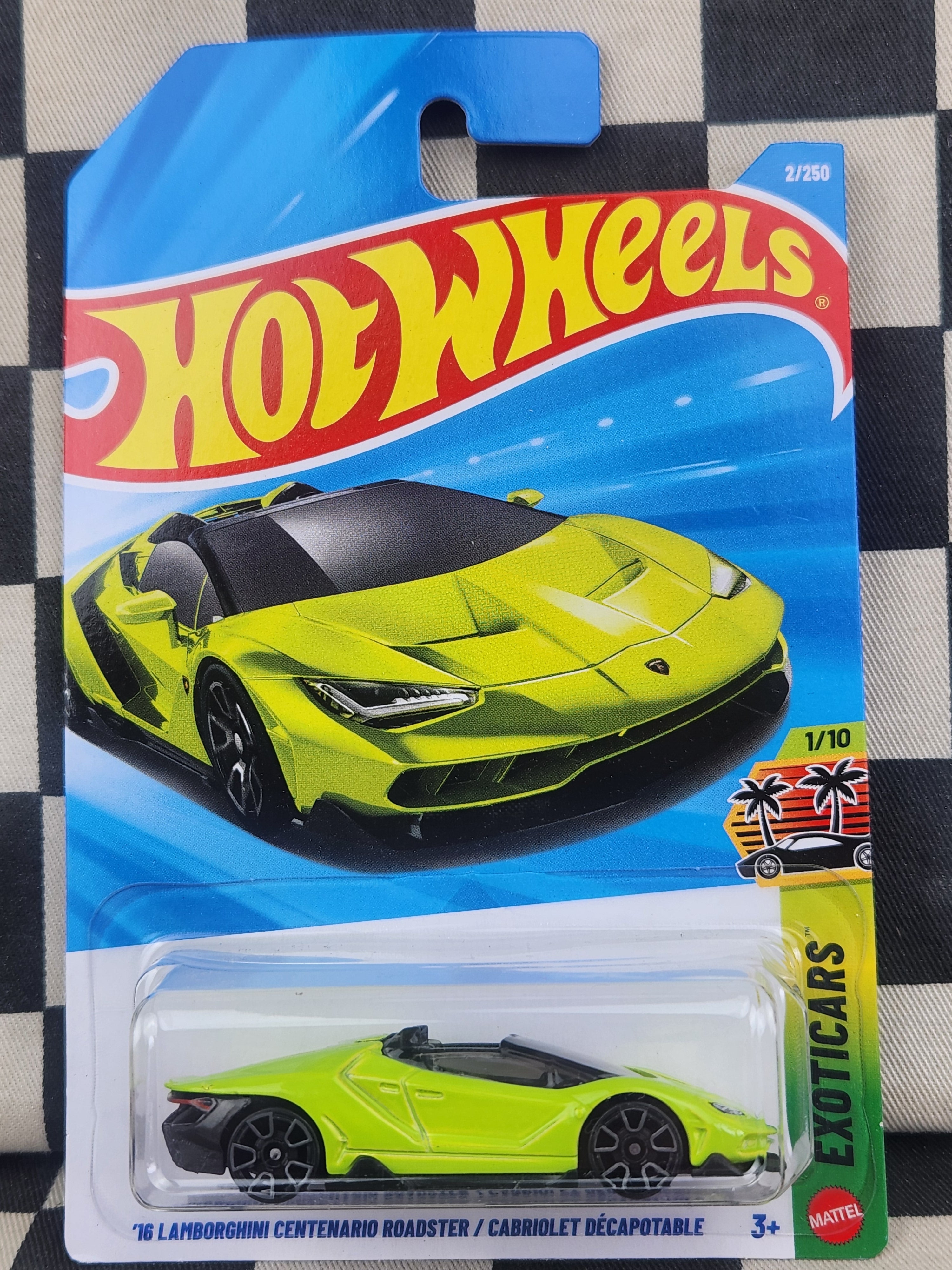 Hot Wheels 2026 Exoticars 16 Lamborghini Cenenario Roadster
