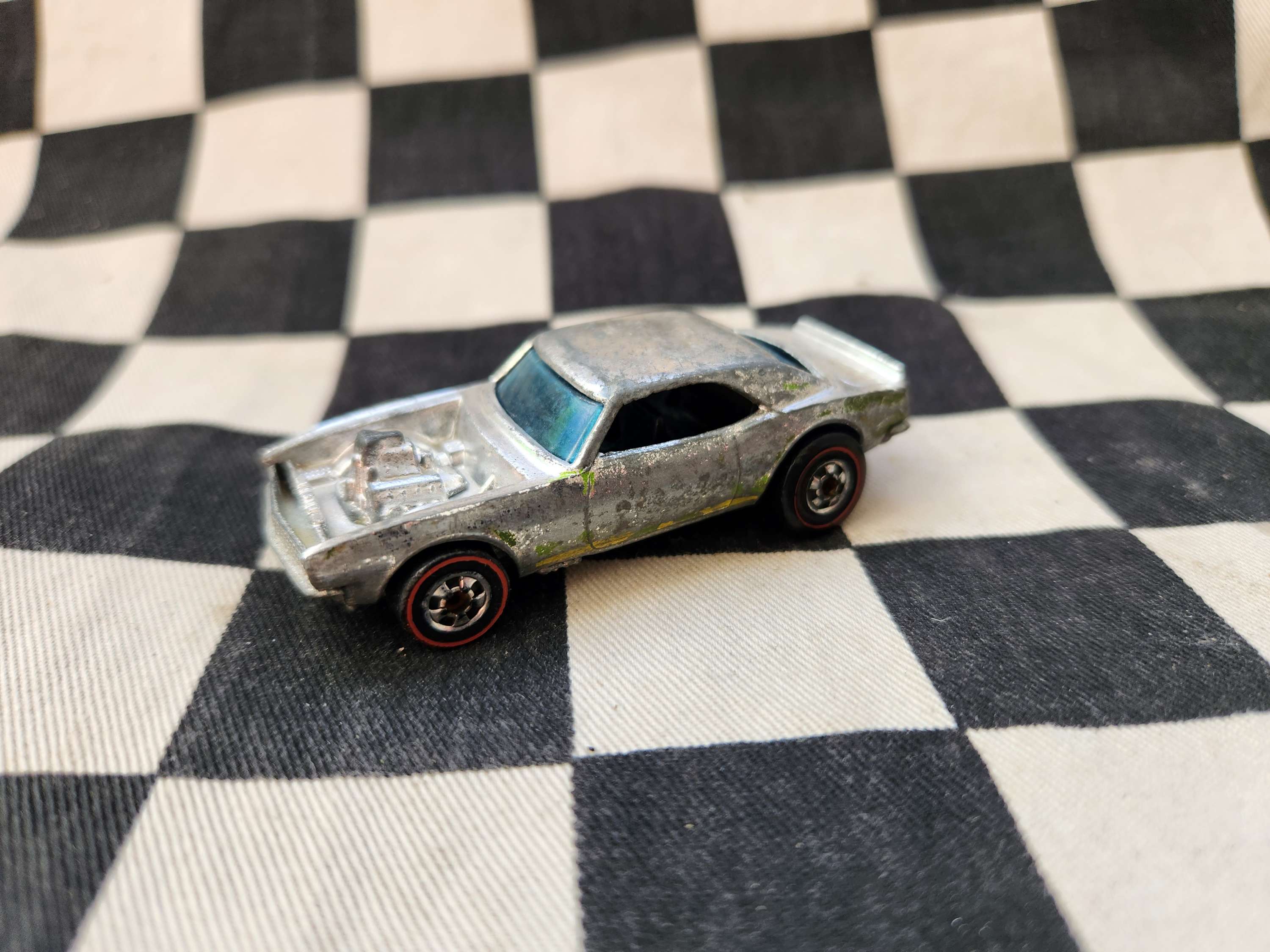 Vintage Loose Hot Wheels Redline Heavy Chevy Camaro Super Chromes