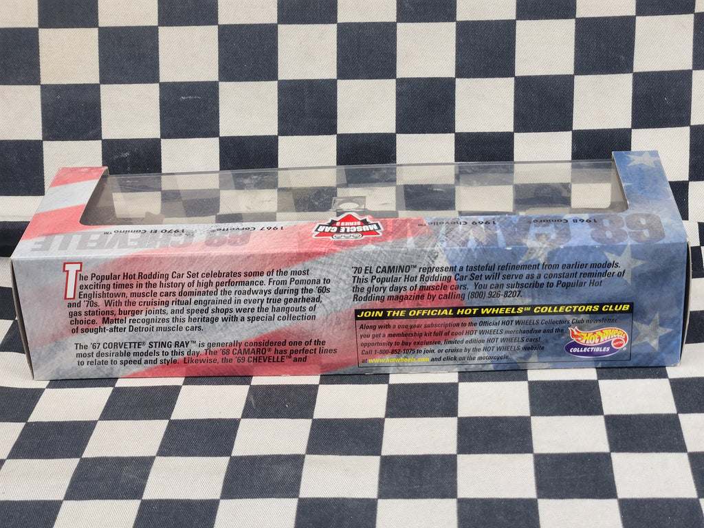 Hot Wheels Collectibles Popular Hot Rodding Box Set Camaro Corvette El Camino