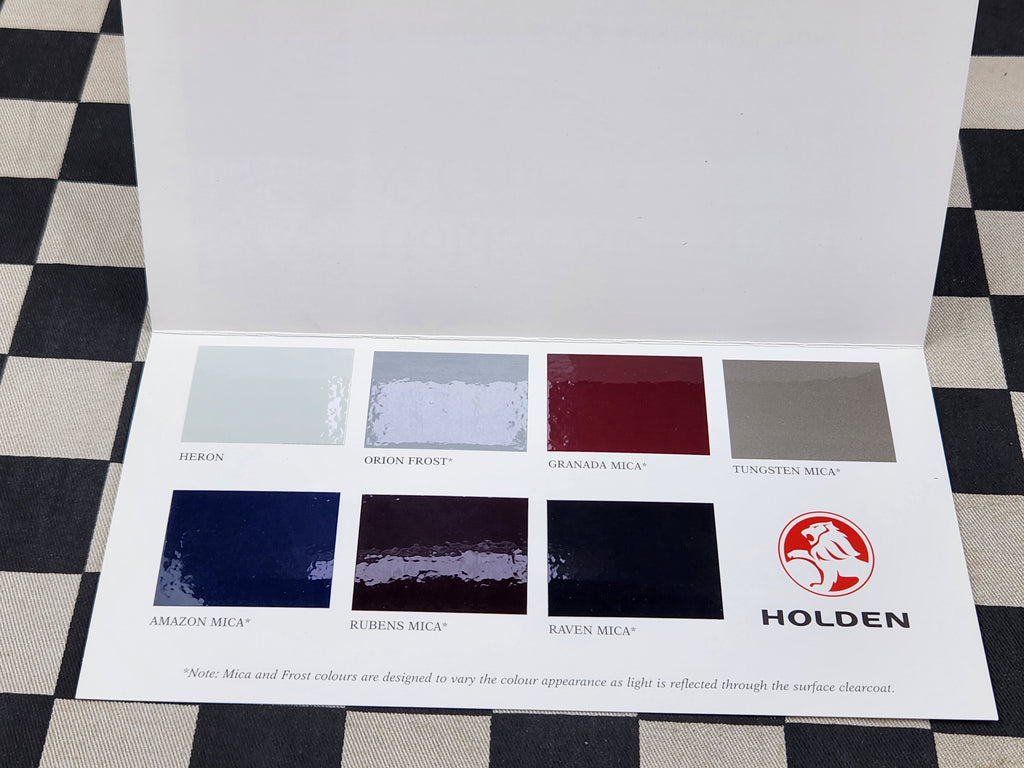 Holden Statesman VS Series III Sales Brochure