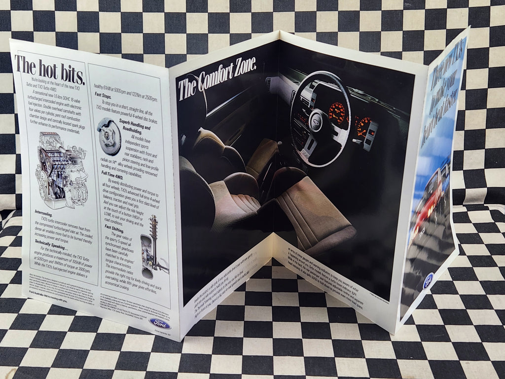 Ford Laser TX3 Turbo & 4WD Sales Brochure