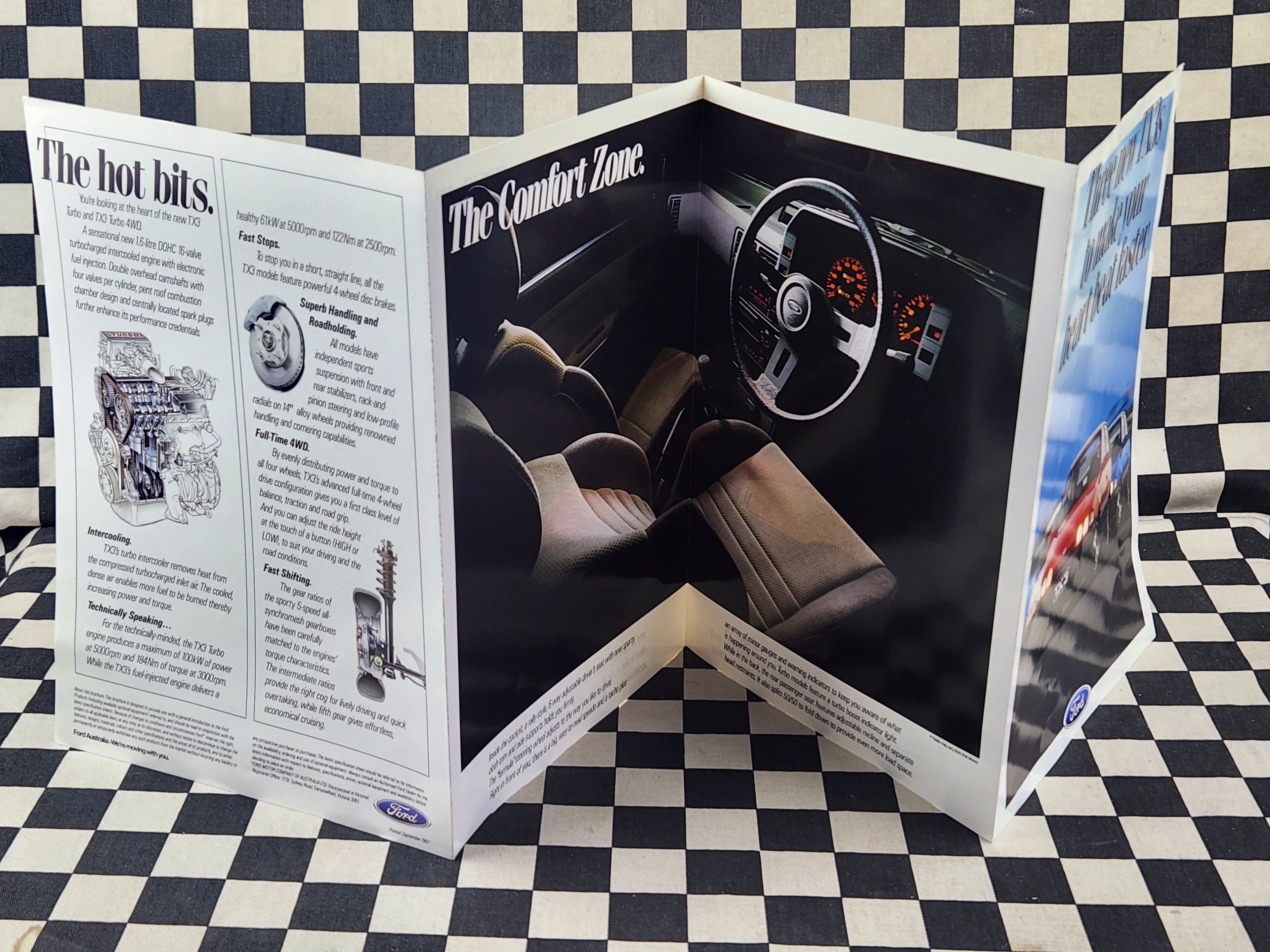 Ford Laser TX3 Turbo & 4WD Sales Brochure