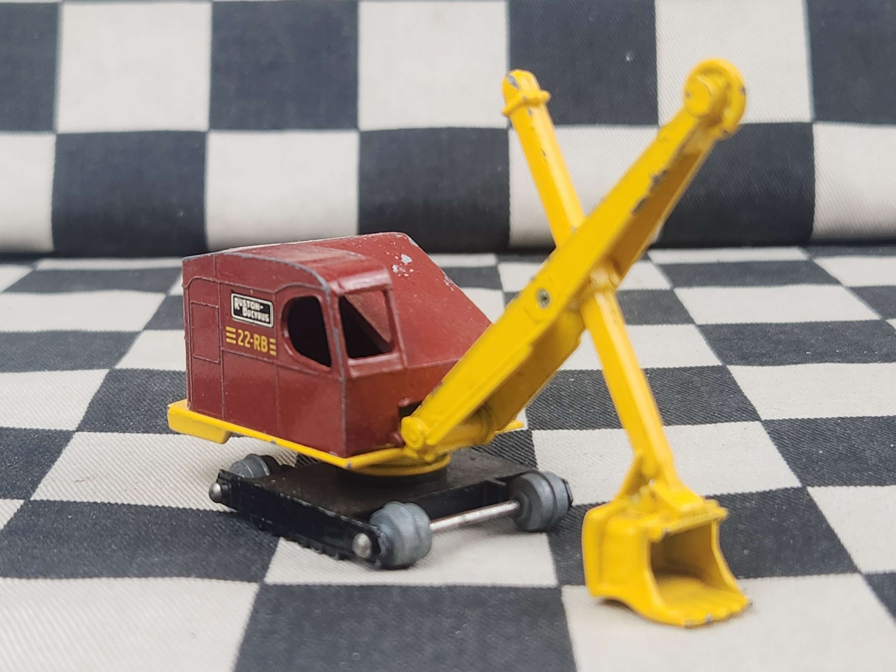 Vintage Loose Matchbox Lesney Major Pack Ruston Bucyrus Excavator