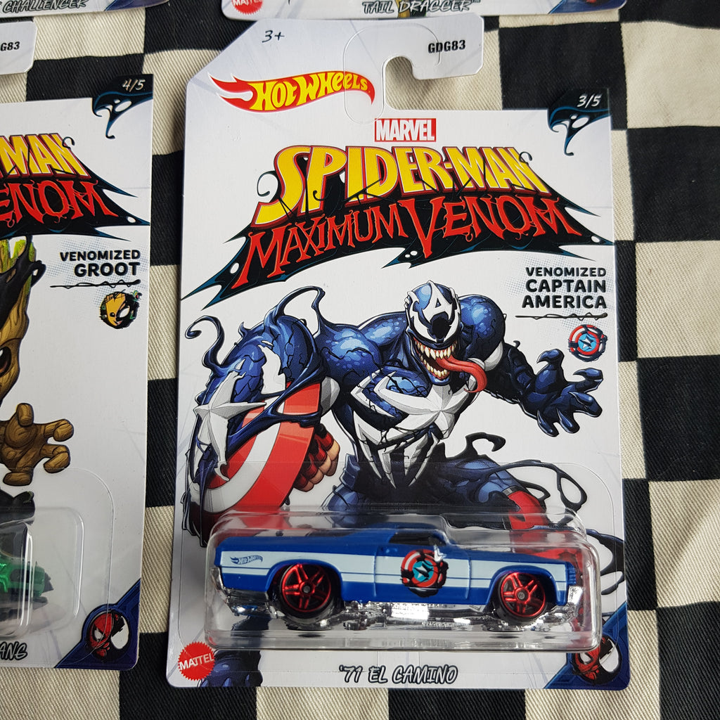 Hot Wheels Spiderman Maximum Venom Choice of 4
