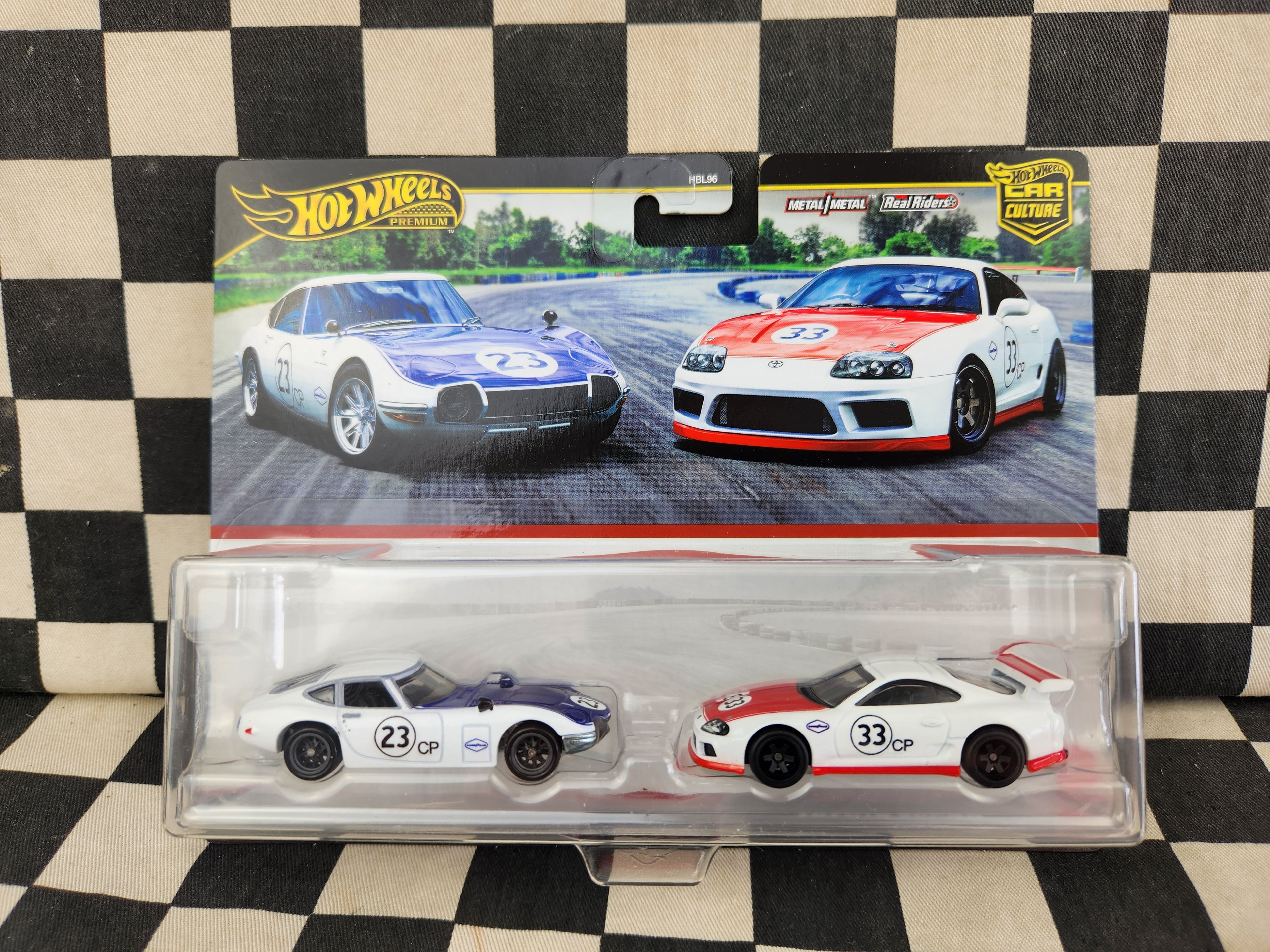 Hot Wheels Premium Twin pack Toyota 2000GT Toyota Supra
