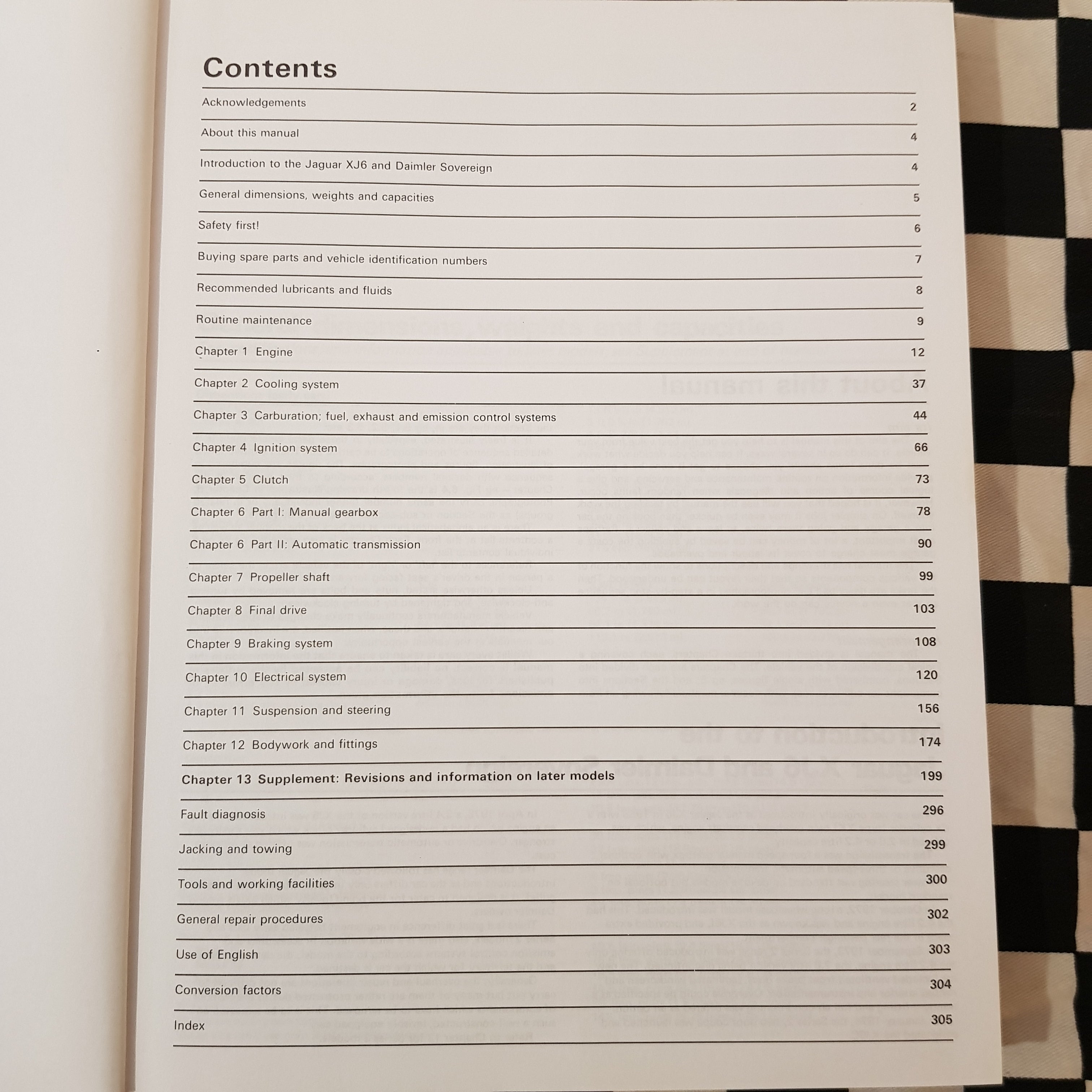 Jaguar Daimler Series 1, 2, 3 1968-1986 Workshop Manual