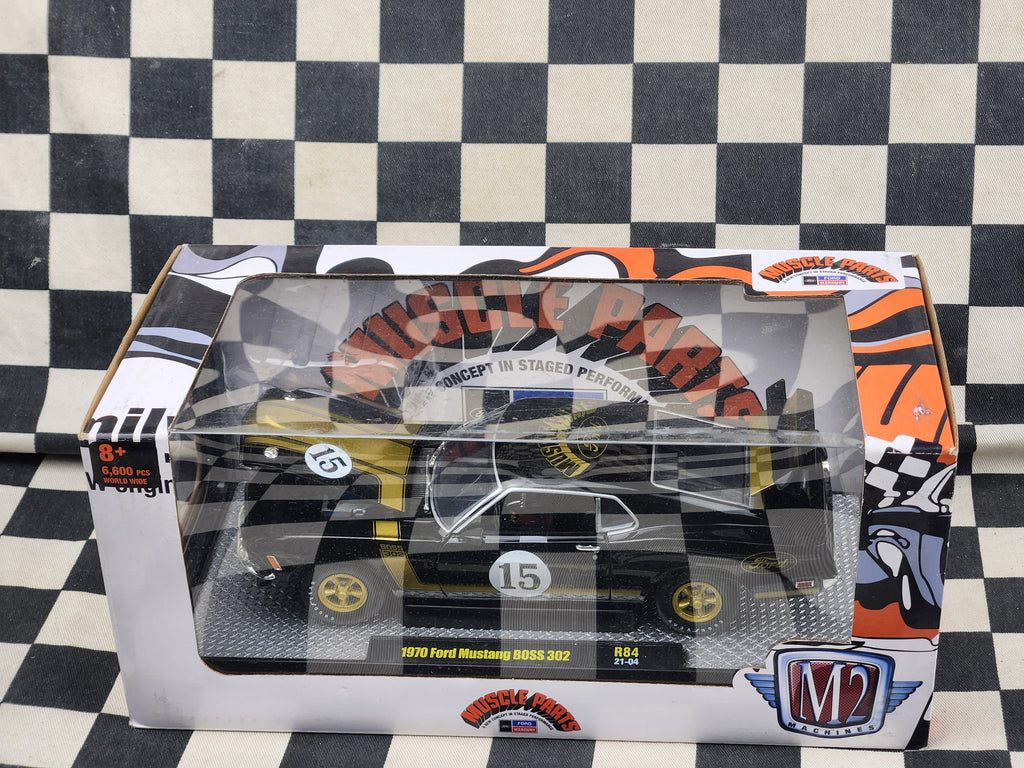 M2 Machines 1/24 1970 Ford Mustang Boss 302 Ford Muscle Parts