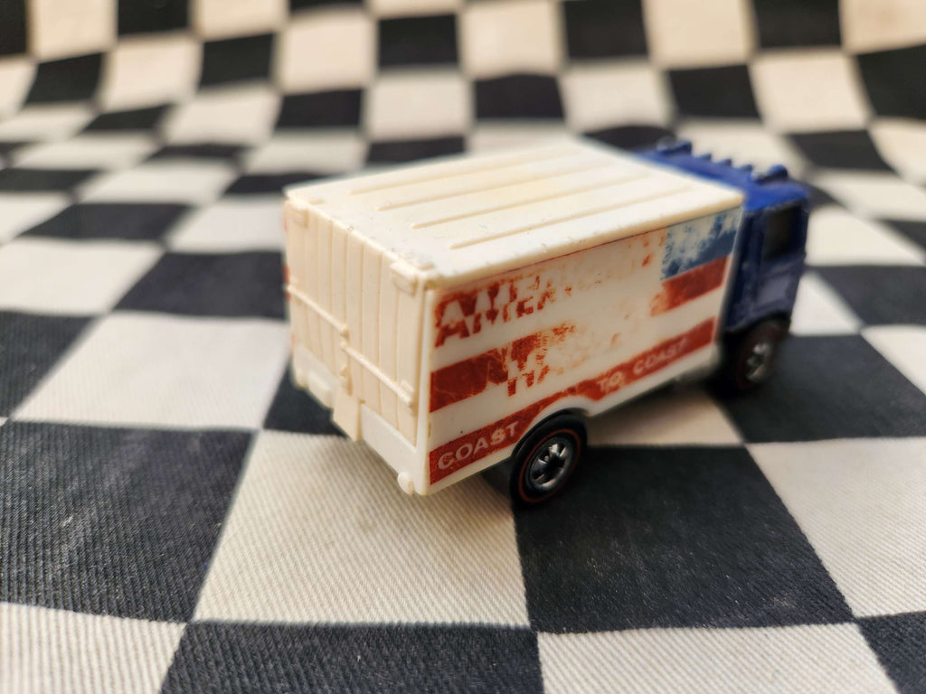 Vintage Loose Hot Wheels Redline American Hauler Truck Blue Enamel
