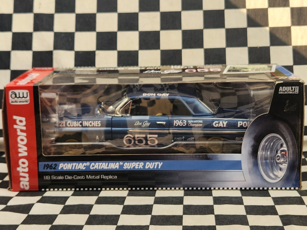 Auto World 1/18 Don Gay 1962 Pontiac Catalina Super Duty