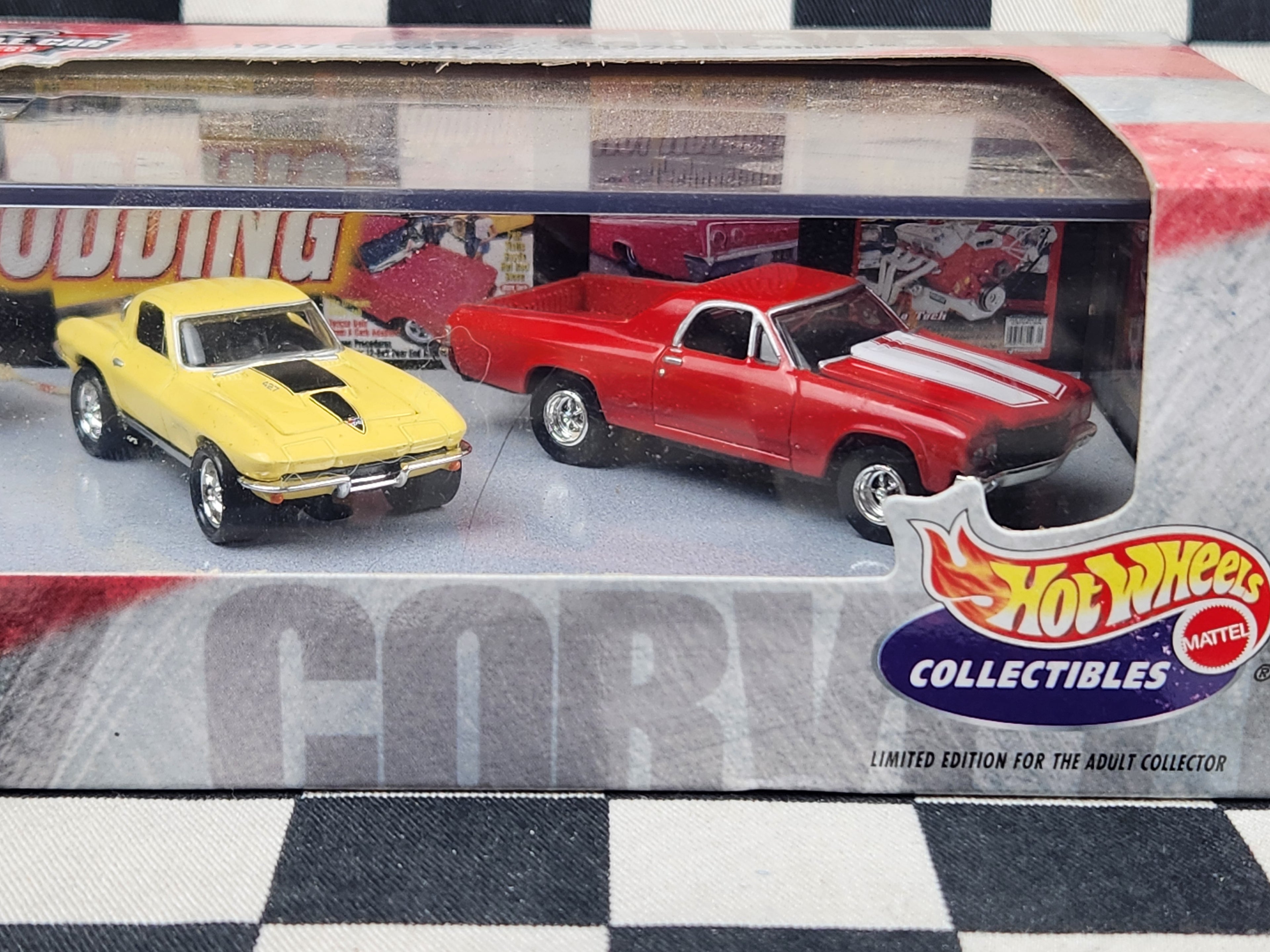 Hot Wheels Collectibles Popular Hot Rodding Box Set Camaro Corvette El Camino