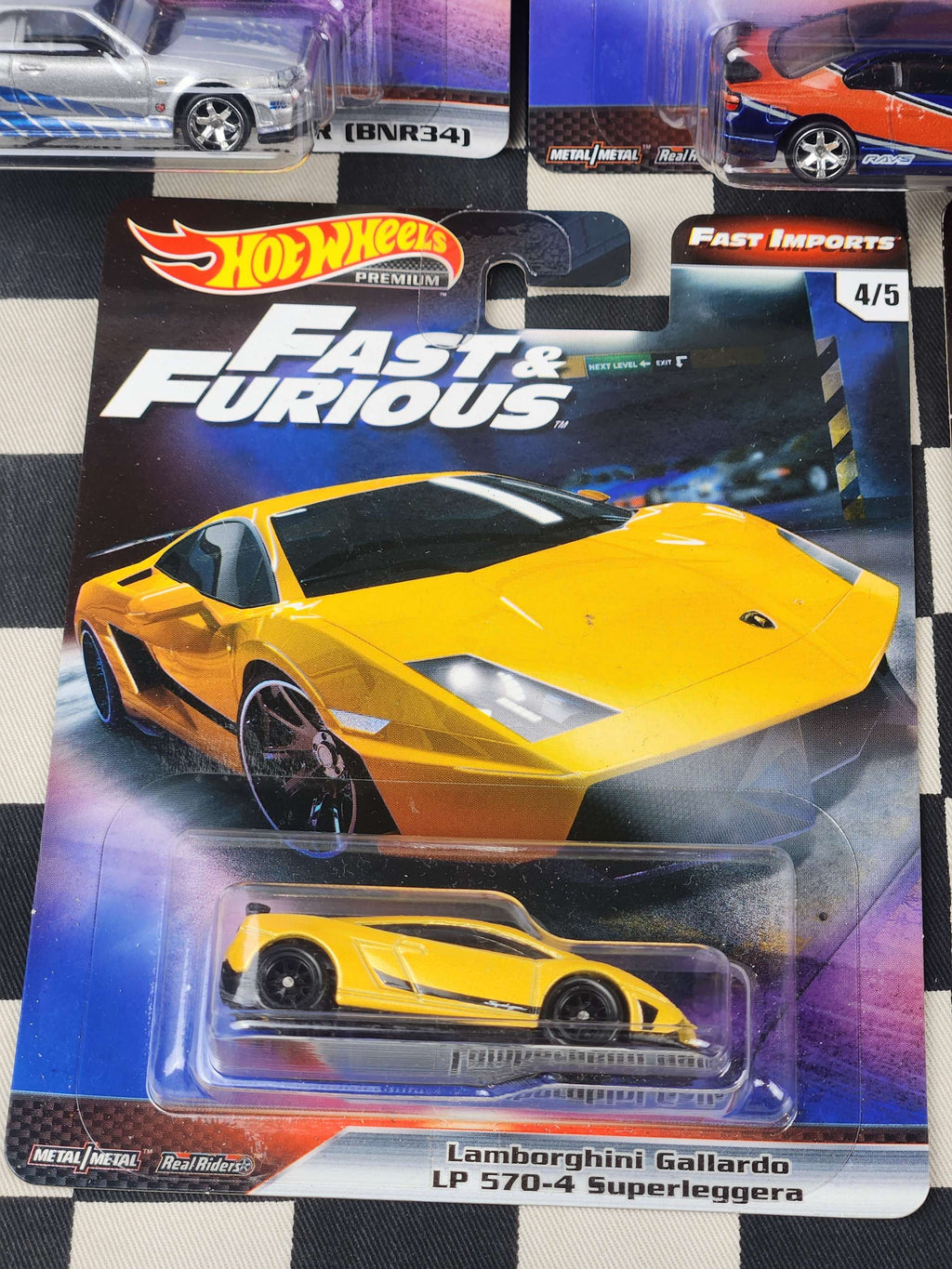 Hot Wheels Fast & Furious Fast Imports Set 5 Cars Nissan Skyline Silvia Escort