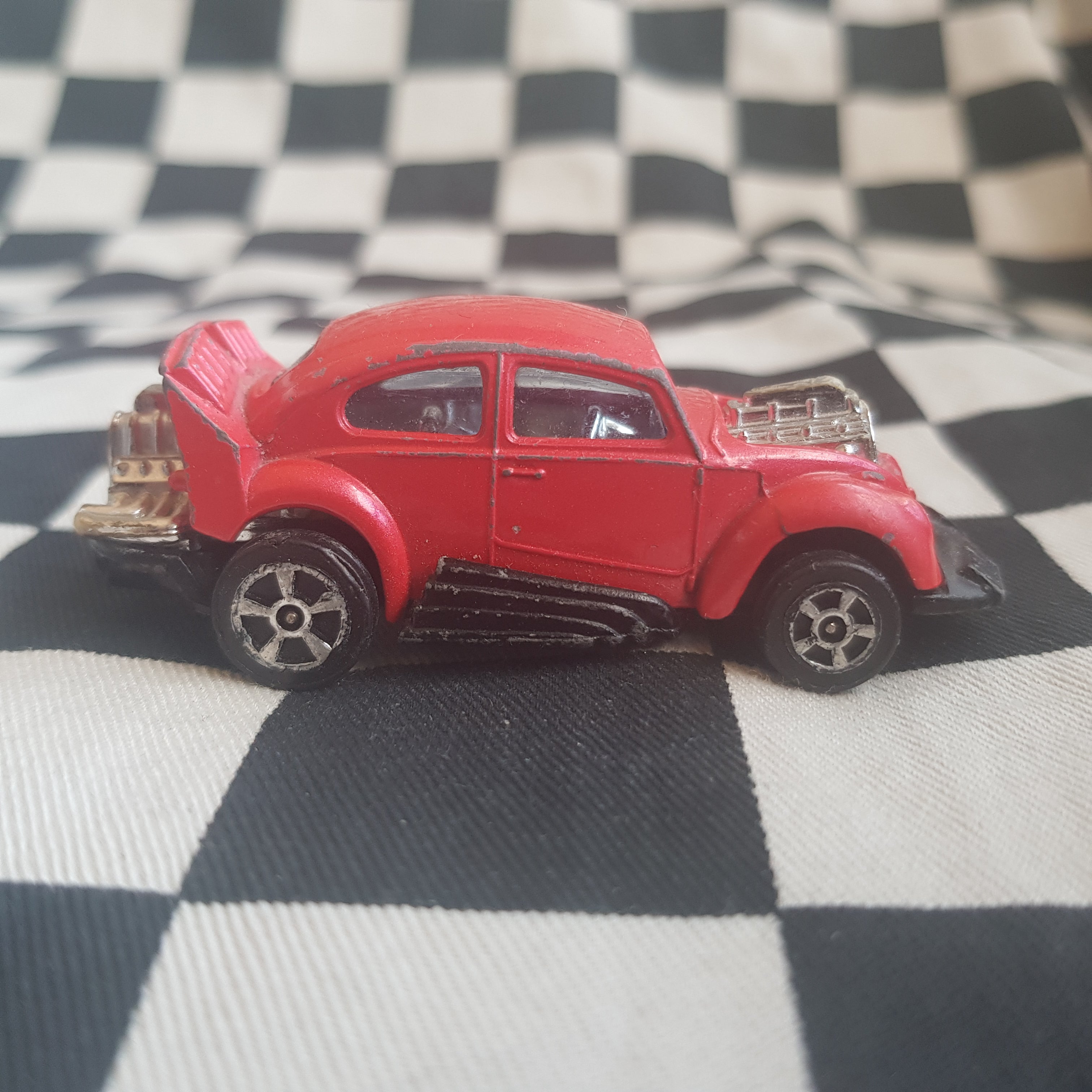 Vintage Loose Corgi Whizz Wheels VW Hot Rod Pinky Red