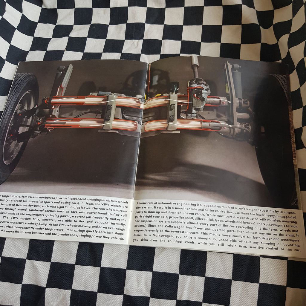 Volkswagen Beetle 1961-62 Deluxe Sales Brochure