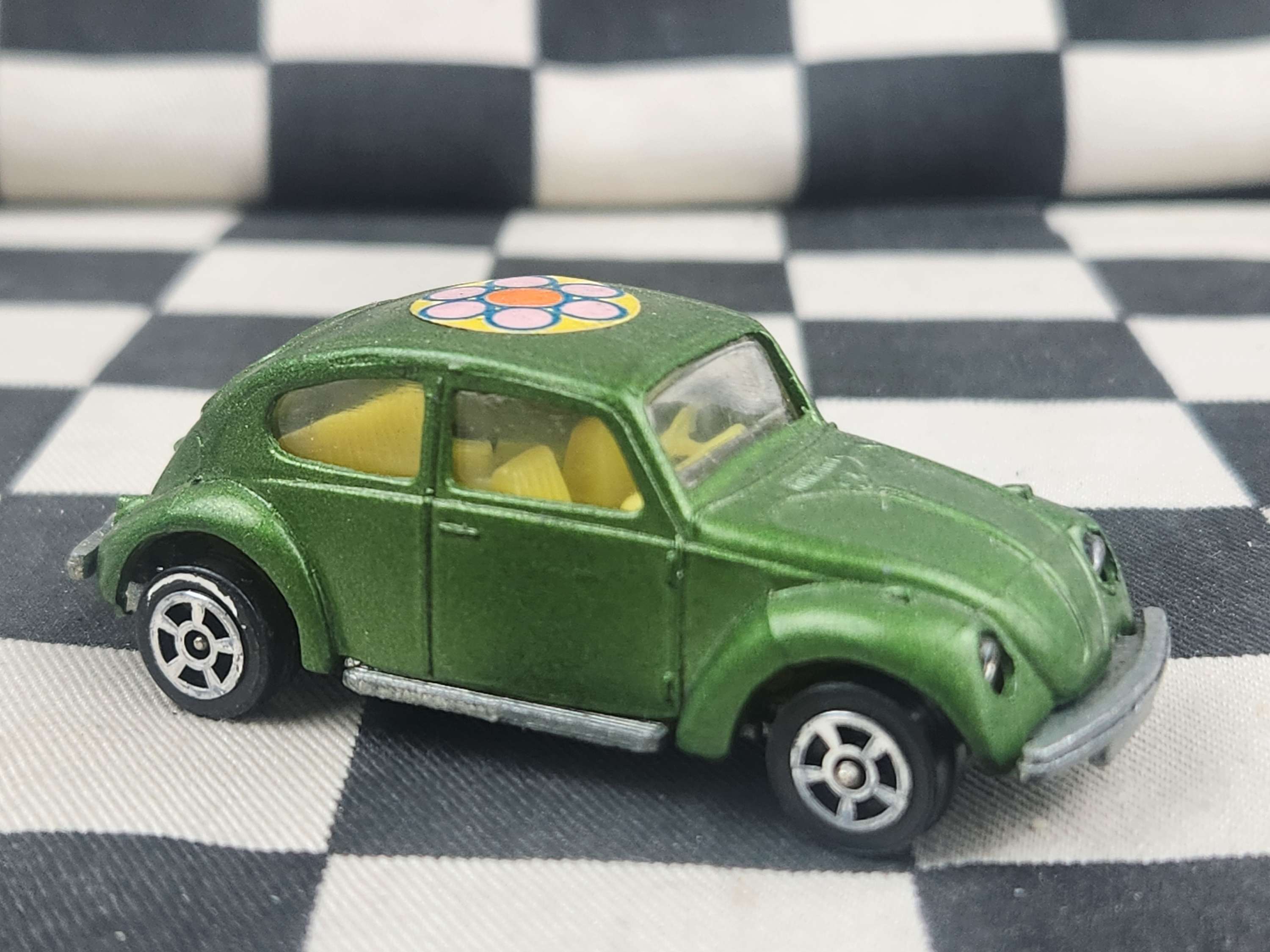 Vintage Loose Corgi Whizz Wheels Volkswagen 1300 Green Nice