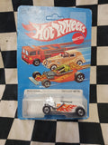 Vintage Hot Wheels Street Rodder ERROR Blackwalls Unpunched Card