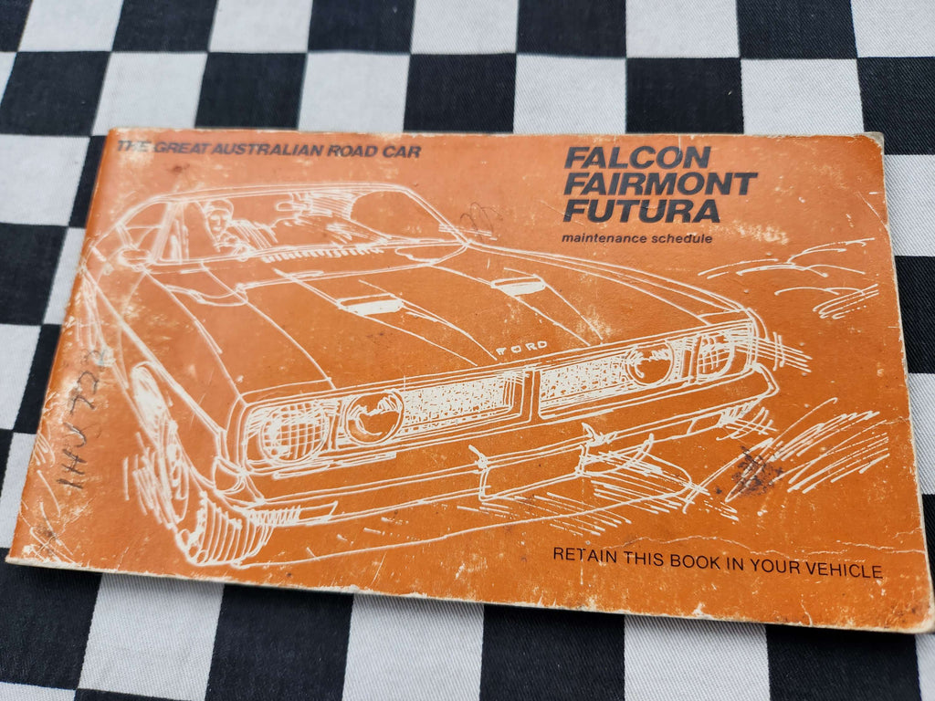 Ford Falcon XB owners Glovebox Manual Feb 1976 print Includes GT