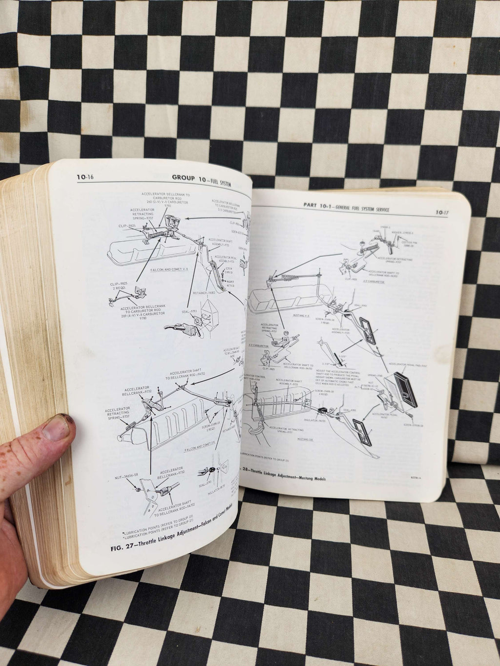 Genuine 1965 Ford Mustang Fairlane Falcon Mercury Comet Workshop Manual