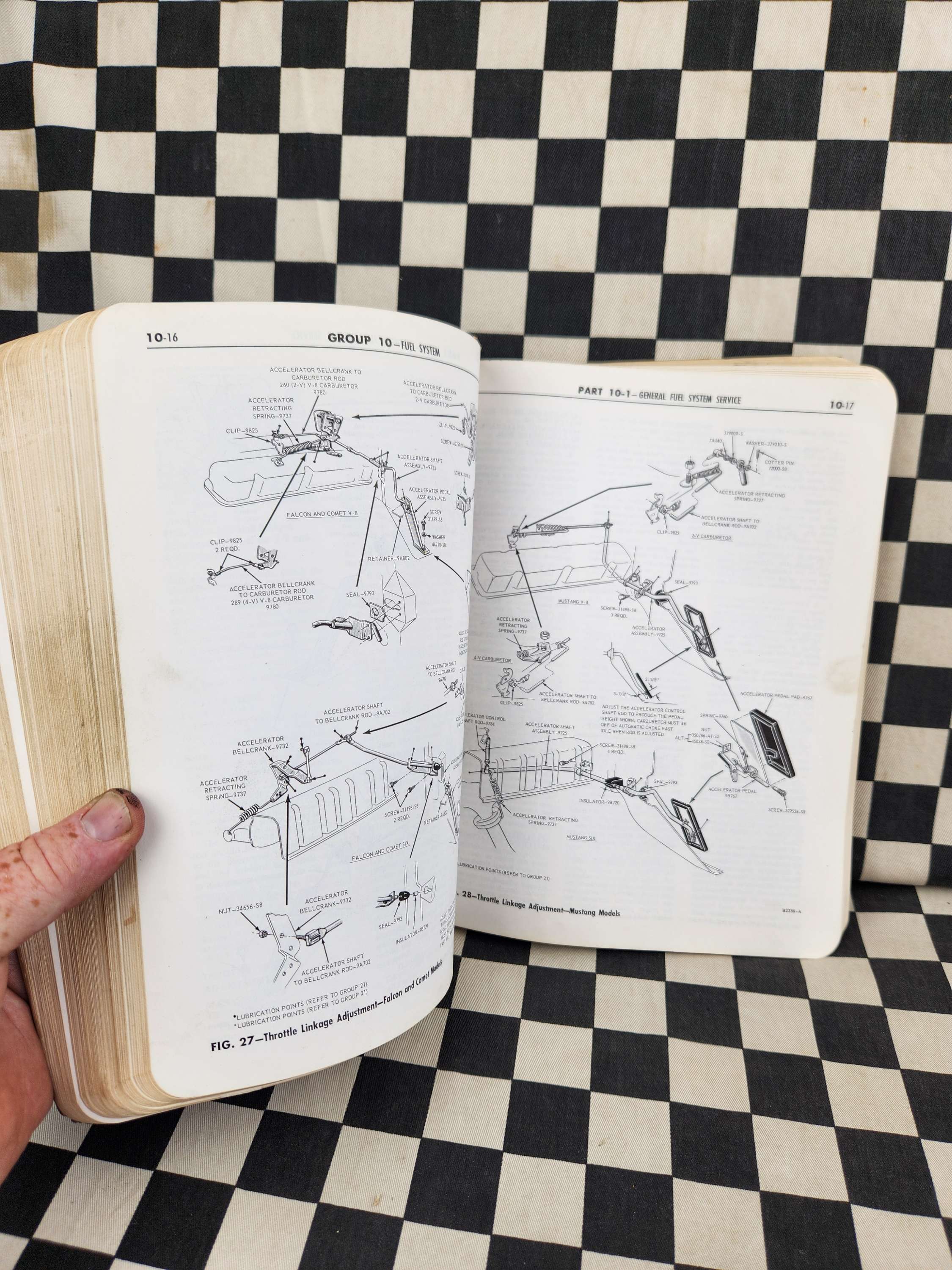 Genuine 1965 Ford Mustang Fairlane Falcon Mercury Comet Workshop Manual