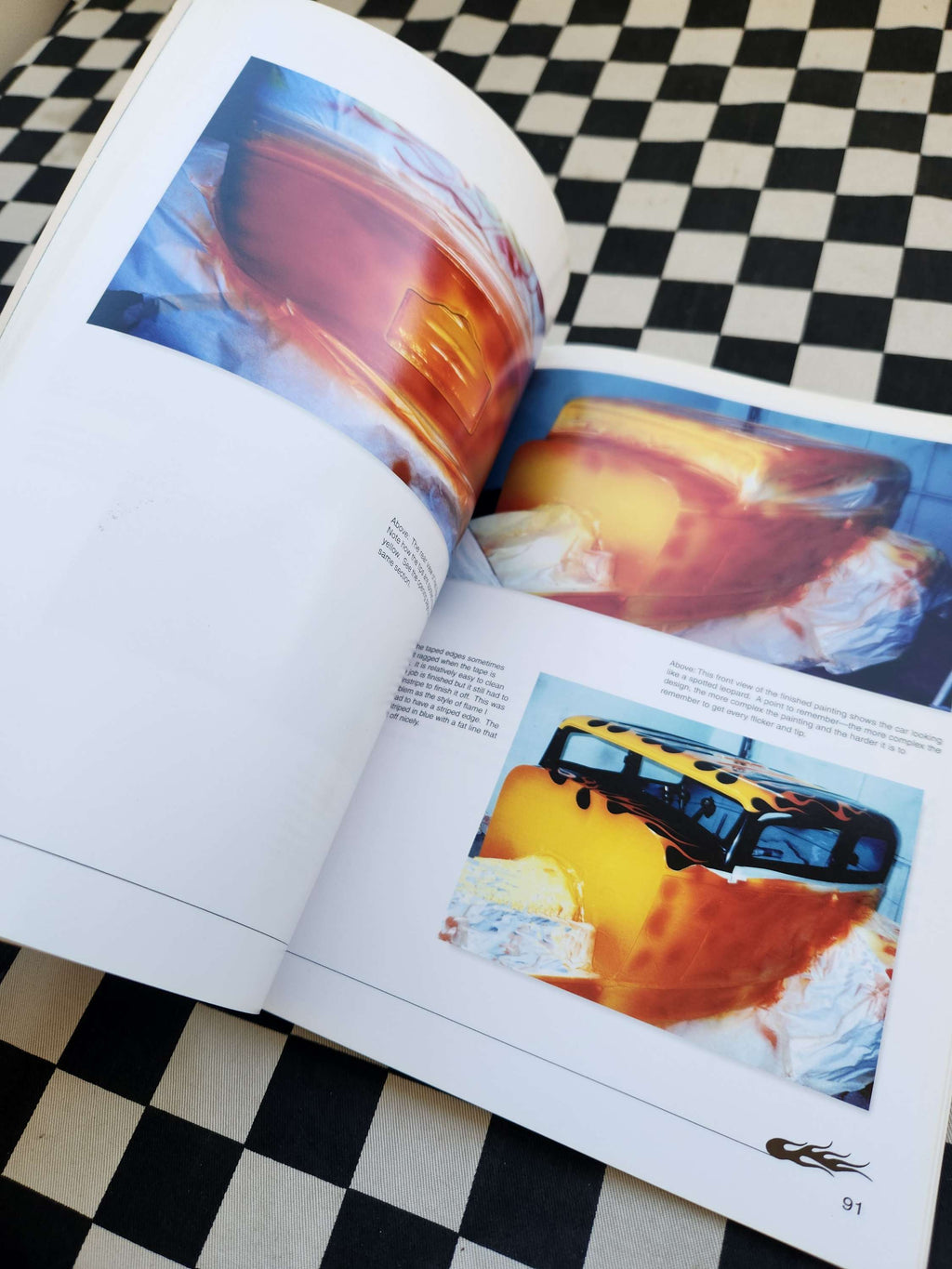 Rod Powell's Flame Painting Techniques How to Flame Hot Rods Trucks & Motorcycle