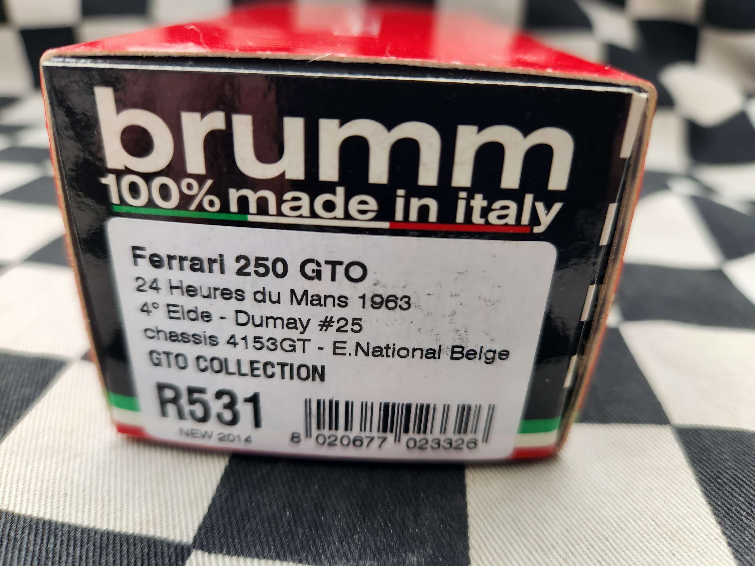 Brumm 1/43 Ferrari 250 GTO 24 Hour Le Mans 1963 Elde Dumay #25