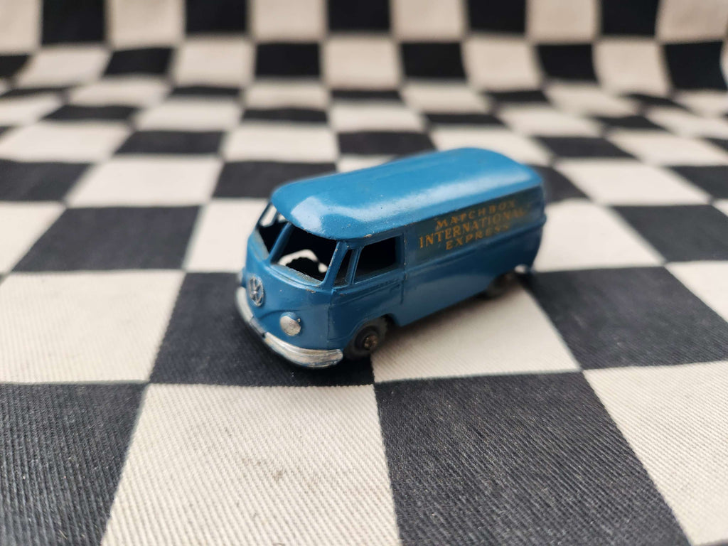 Vintage Loose Lesney Volkswagen Delivery Van Splitty Kombi Grey Wheel Nice!