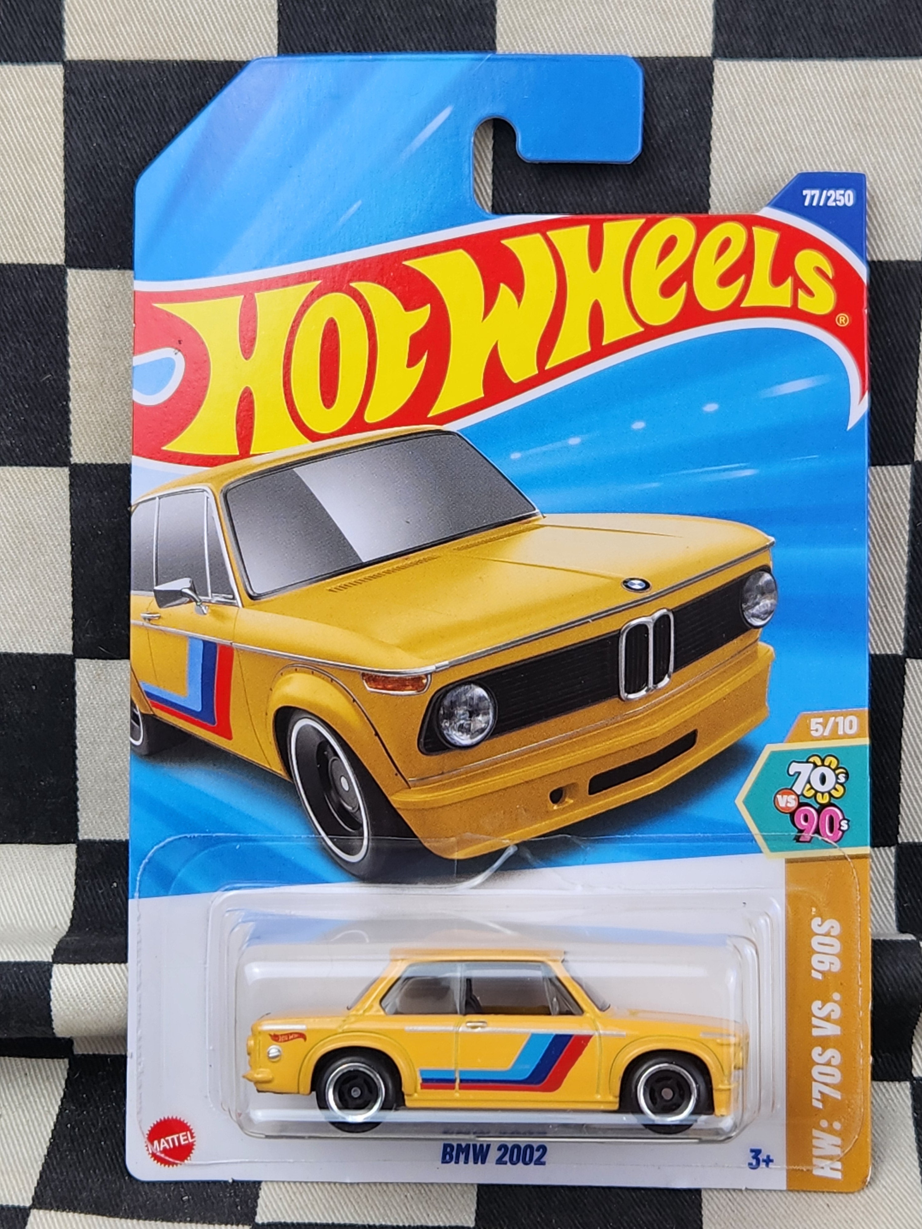 Hot Wheels 2025 70s vs 90s BMW 2002 Yellow