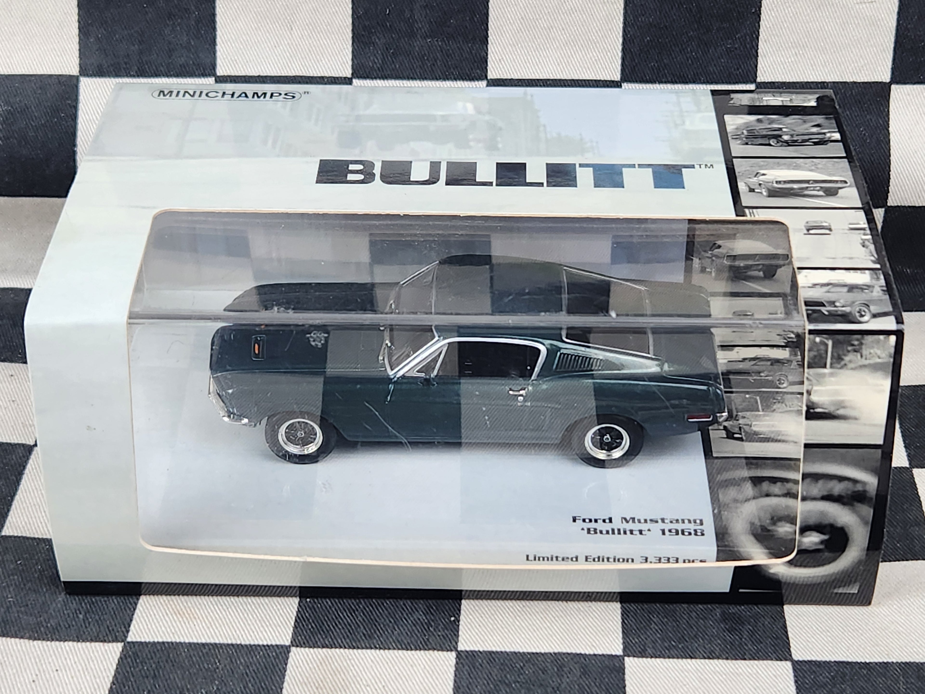 Minichamps 1:43 BULLITT 1968 Ford Mustang Limited Edition 3333 pcs