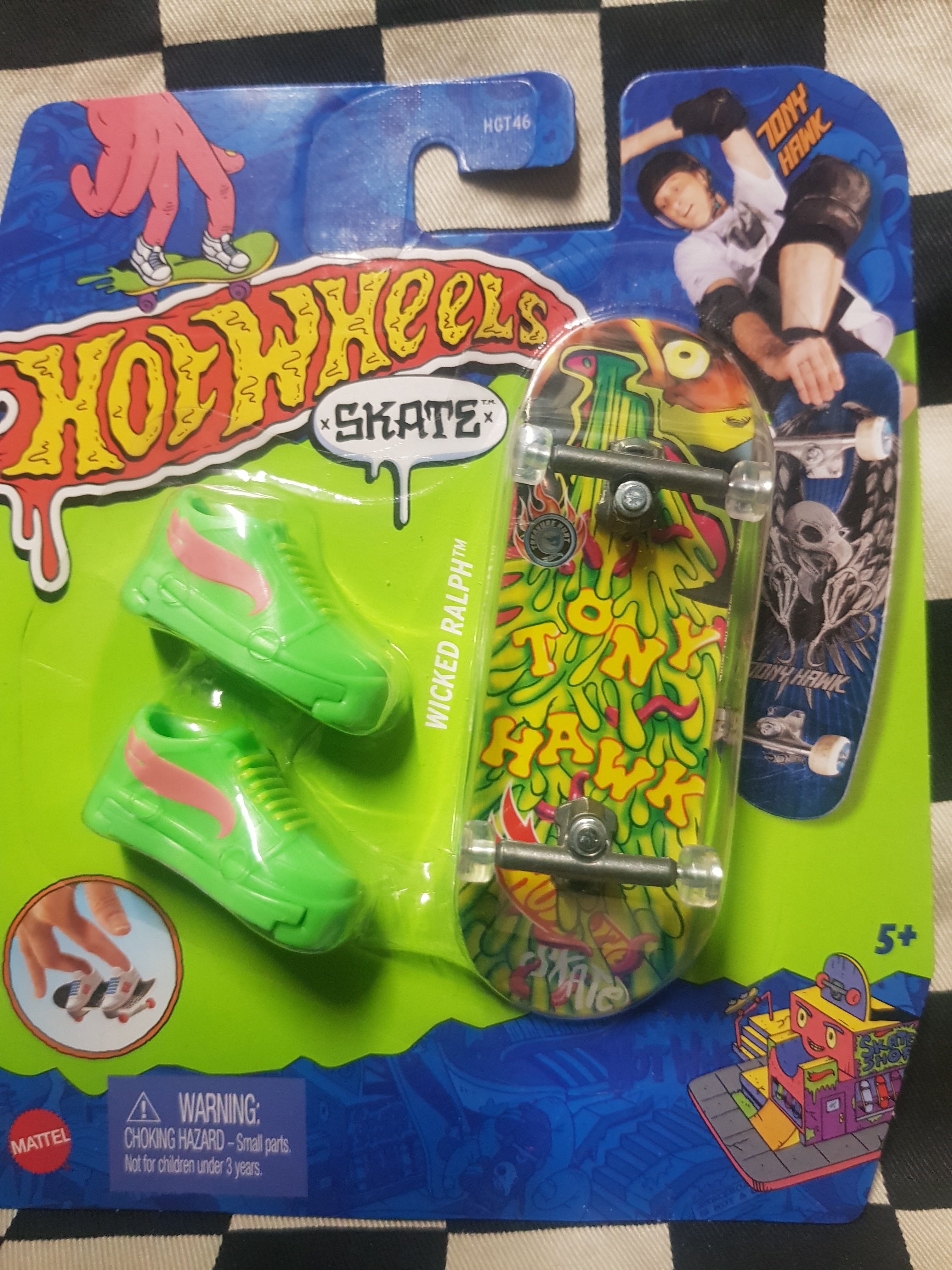 Hot Wheels TREASURE HUNT Tony Hawk Skateboard Choice of 2