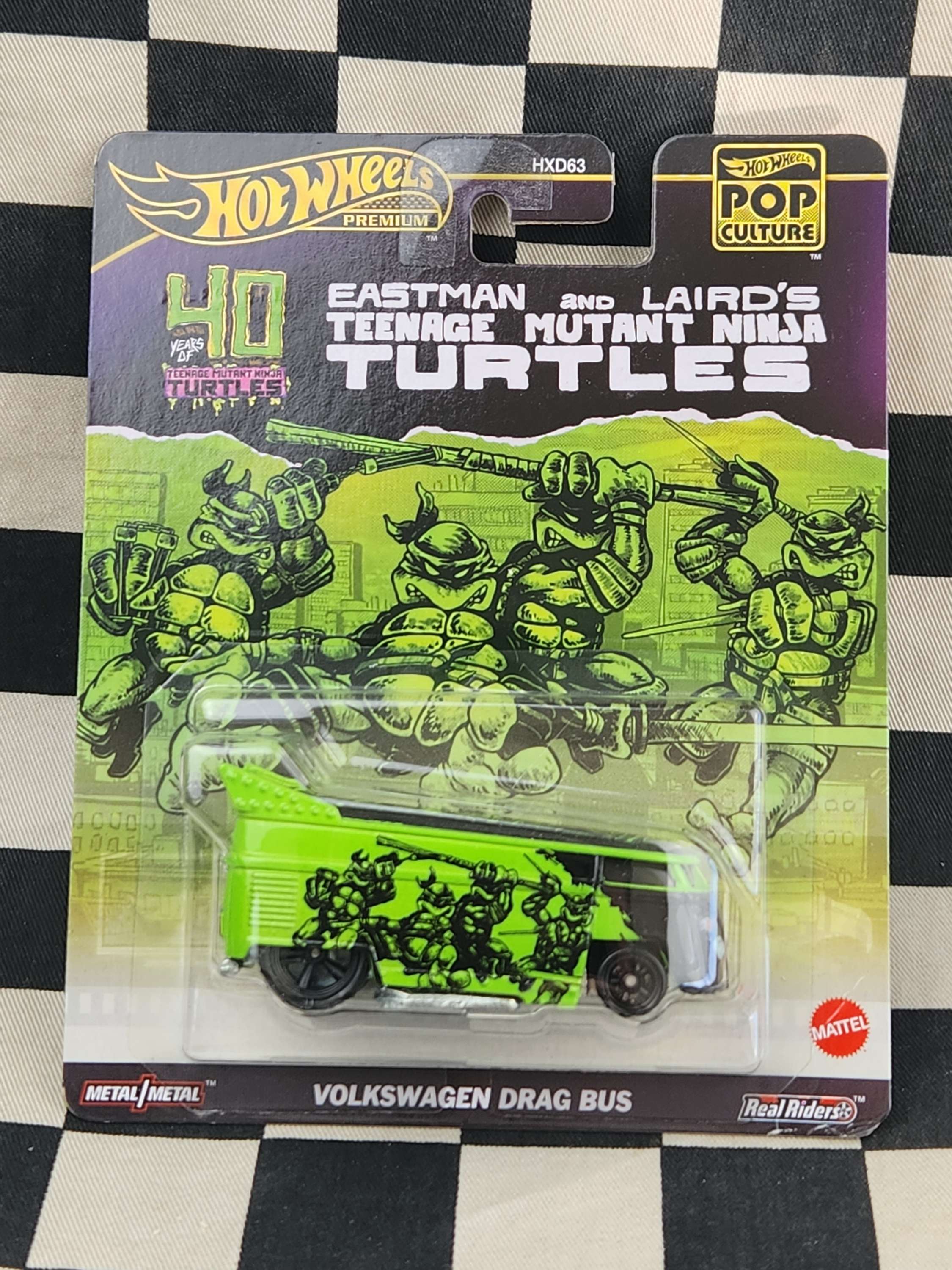 Hot Wheels Premium TMNT Volkswagen Drag Bus