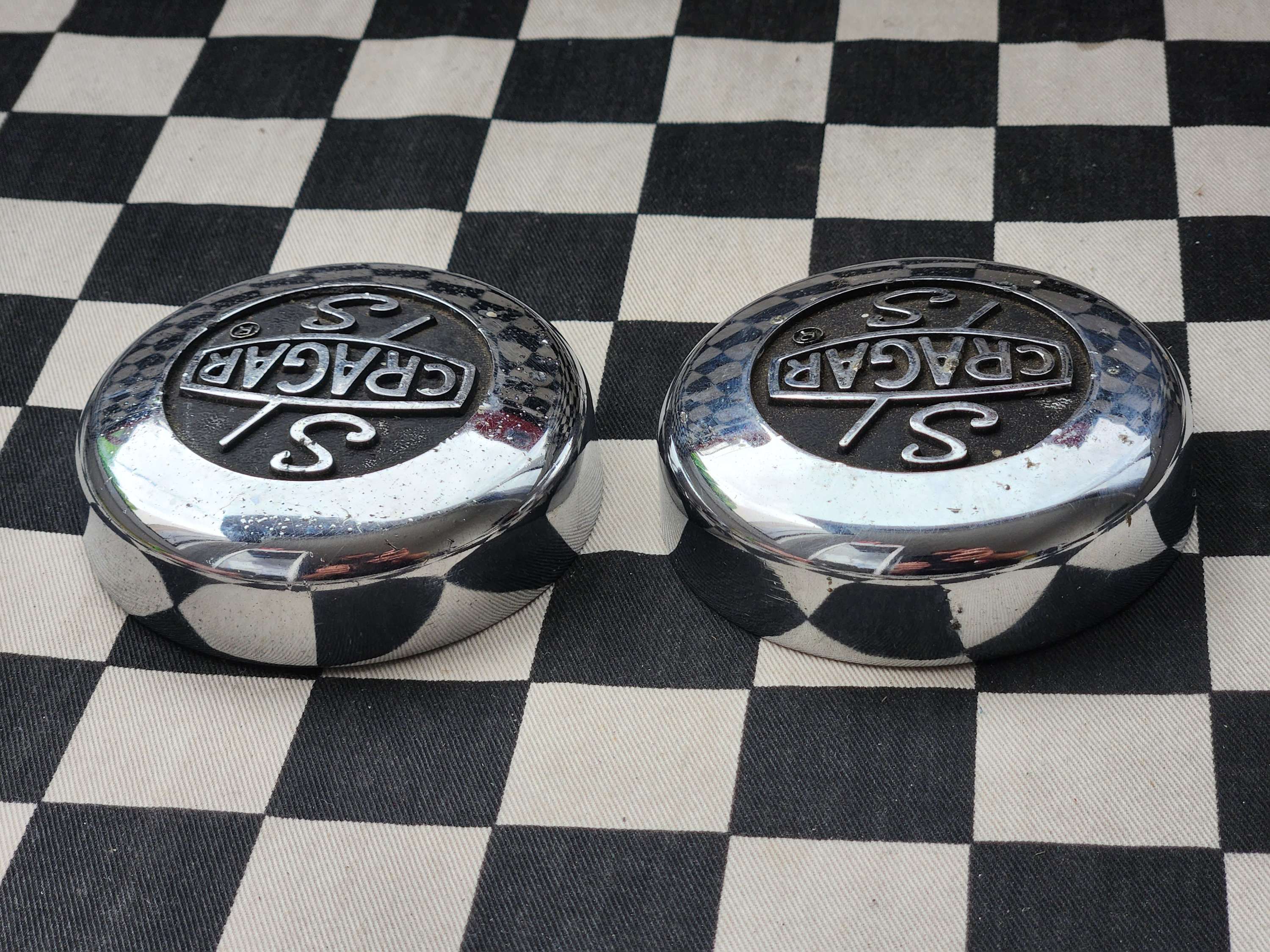 Genuine Vintage Cragar S/S Centre Caps EACH