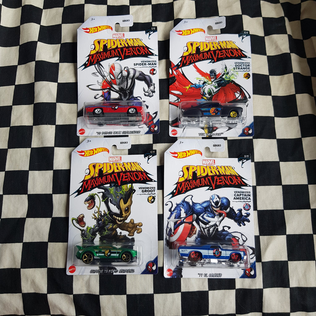 Hot Wheels Spiderman Maximum Venom Choice of 4