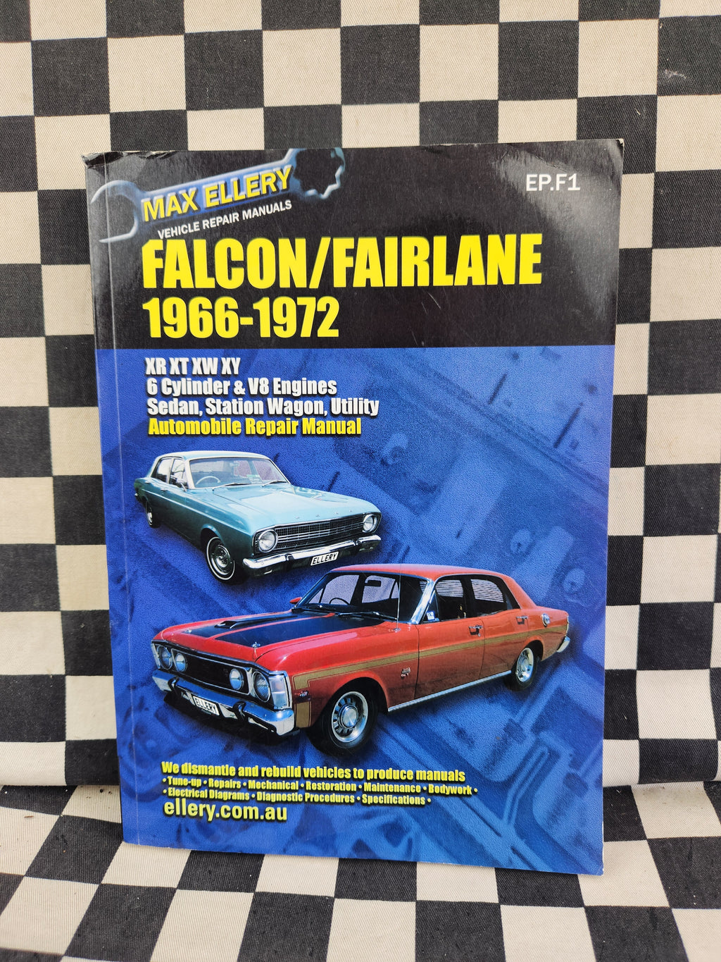 Ford Falcon Fairlane 1966-72 XR XT XW XY ZB ZC ZD 6cyl & V8 Workshop Manual