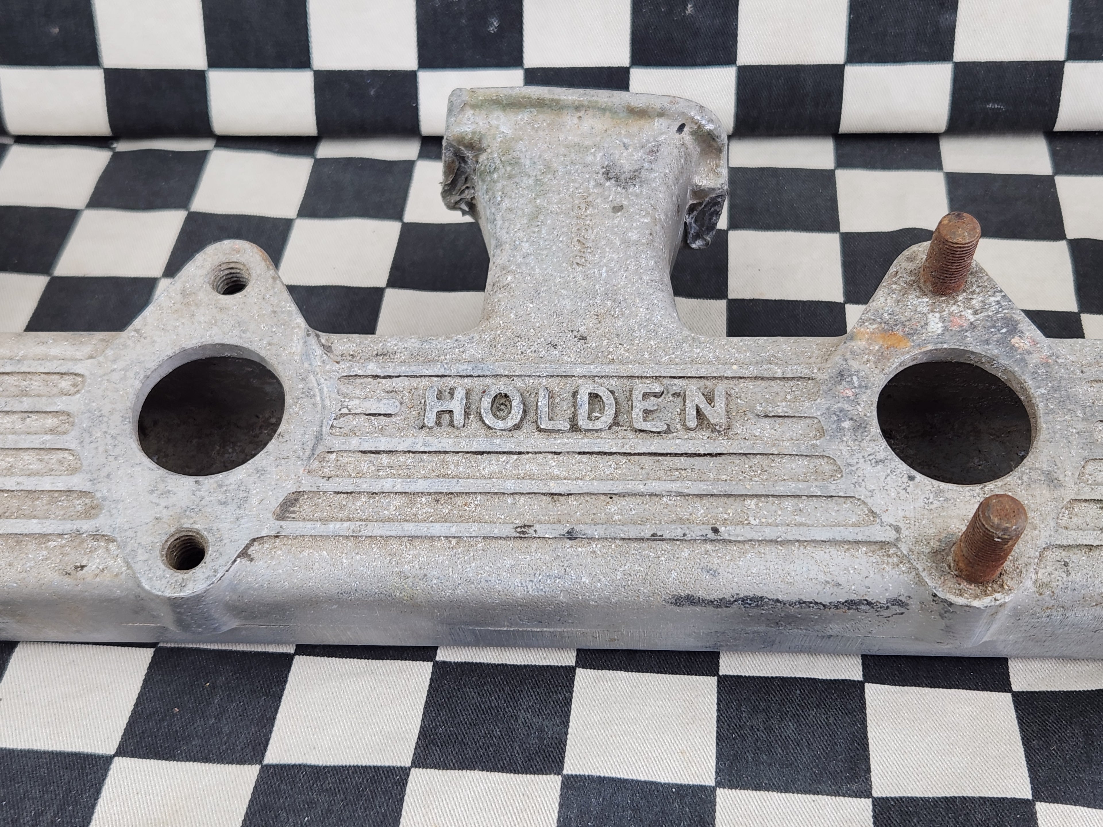 Genuine HD HR Holden X2 Twin Carby Manifold
