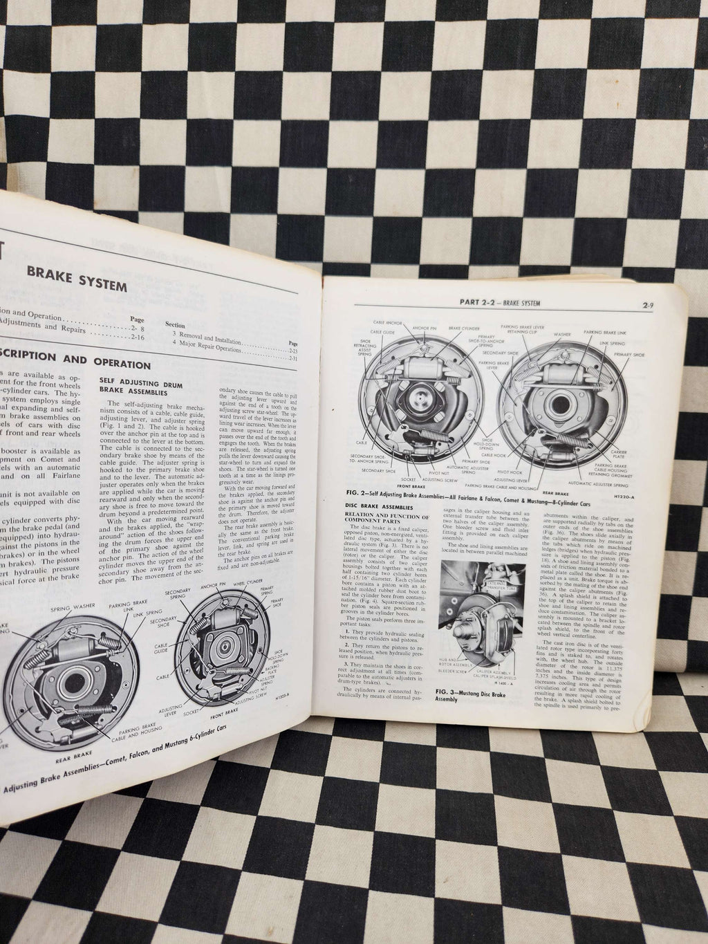 Genuine 1965 Ford Mustang Fairlane Falcon Mercury Comet Workshop Manual