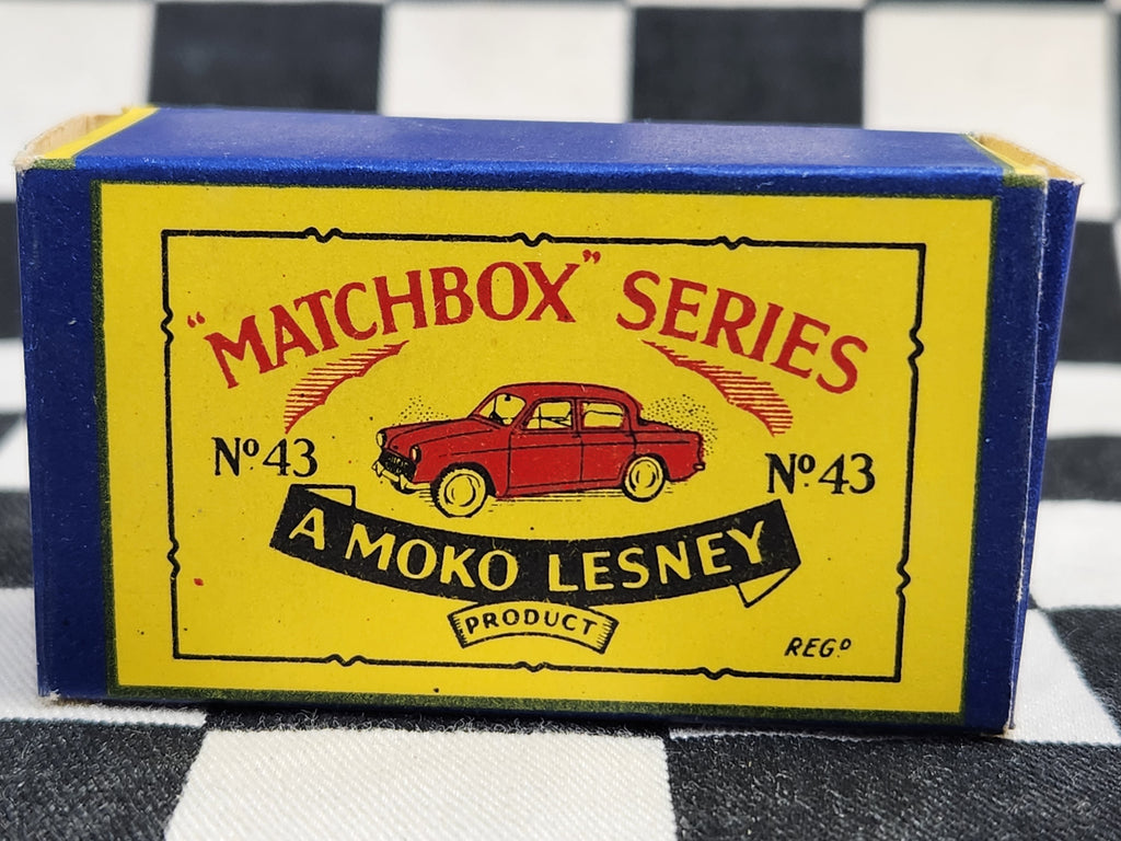 Matchbox Lesney Moko No43 Hillman Minx in Original Box