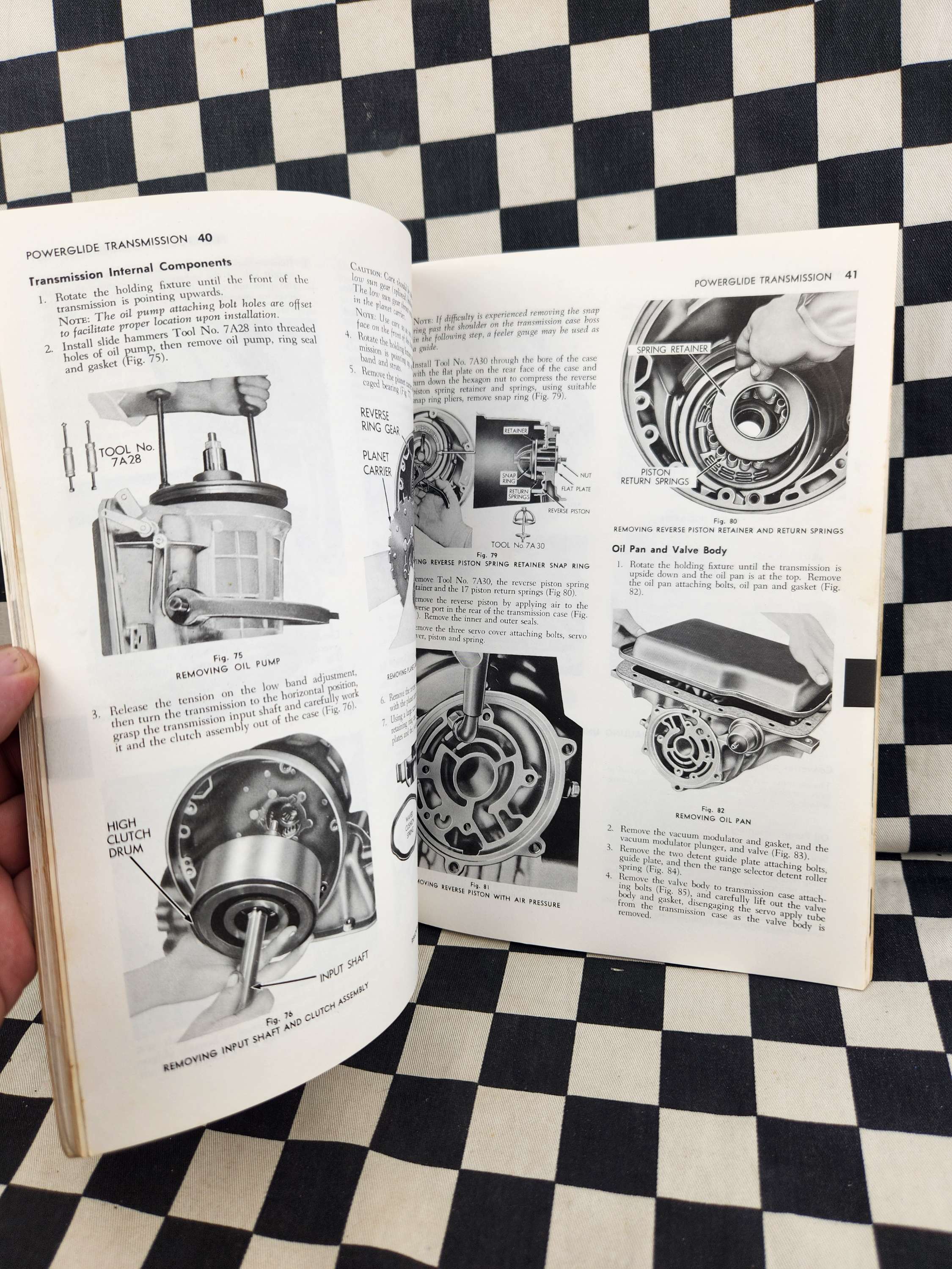 Genuine Holden HD Powerglide Automatic Transmission Workshop Manual