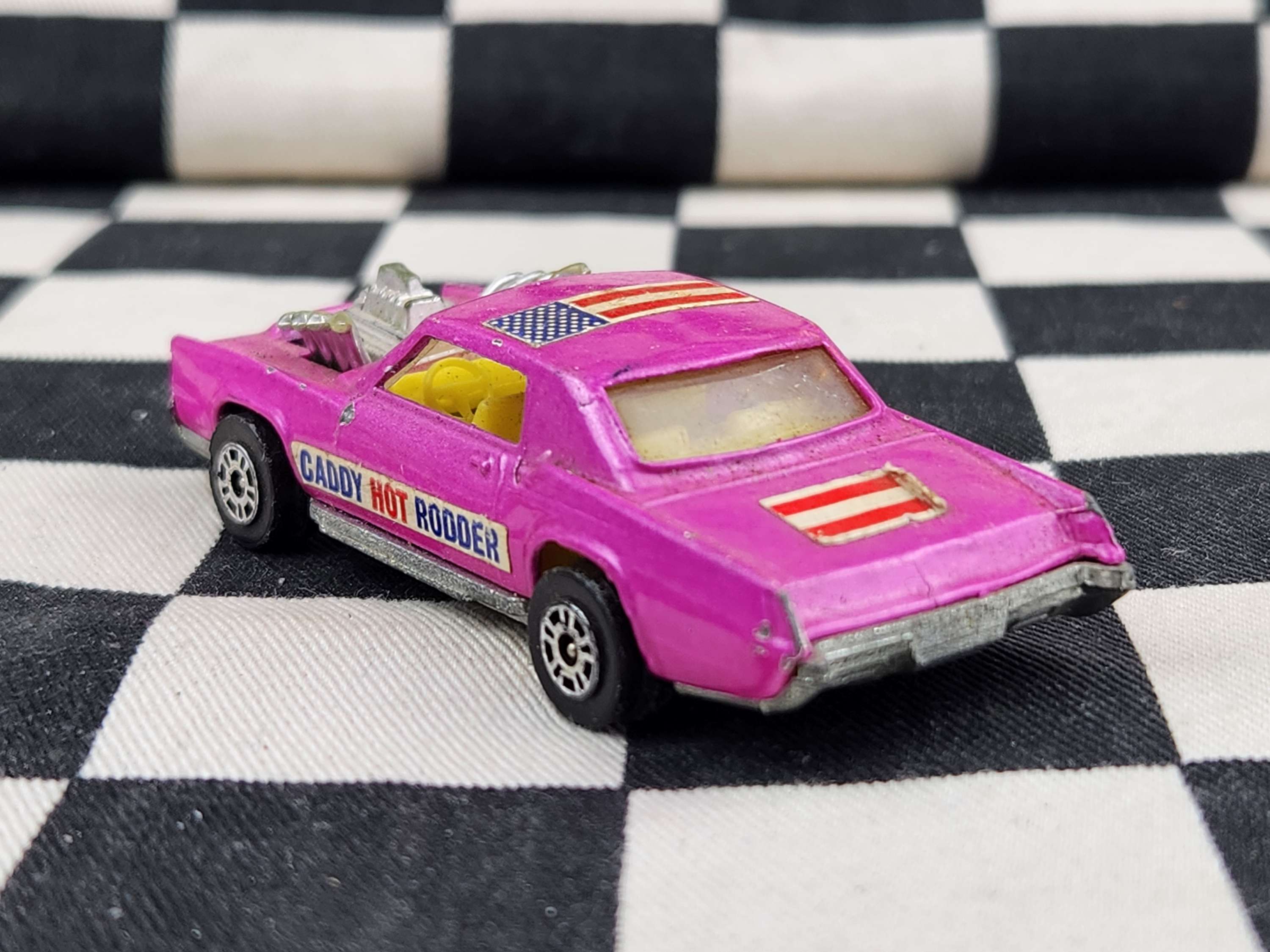 Vintage Loose Corgi Whizz Wheels Caddy Hot Rodder Cadillac Eldorado Pink VHTF