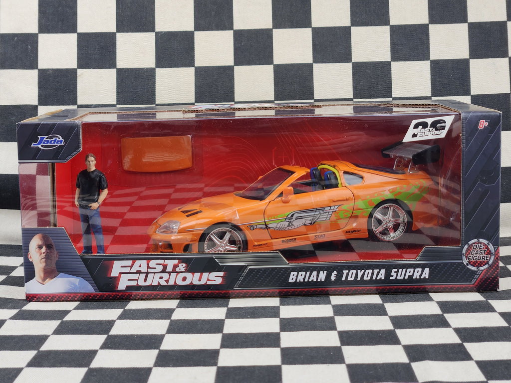 Jada 1/24 Fast & Furious Brian & Toyota Supra